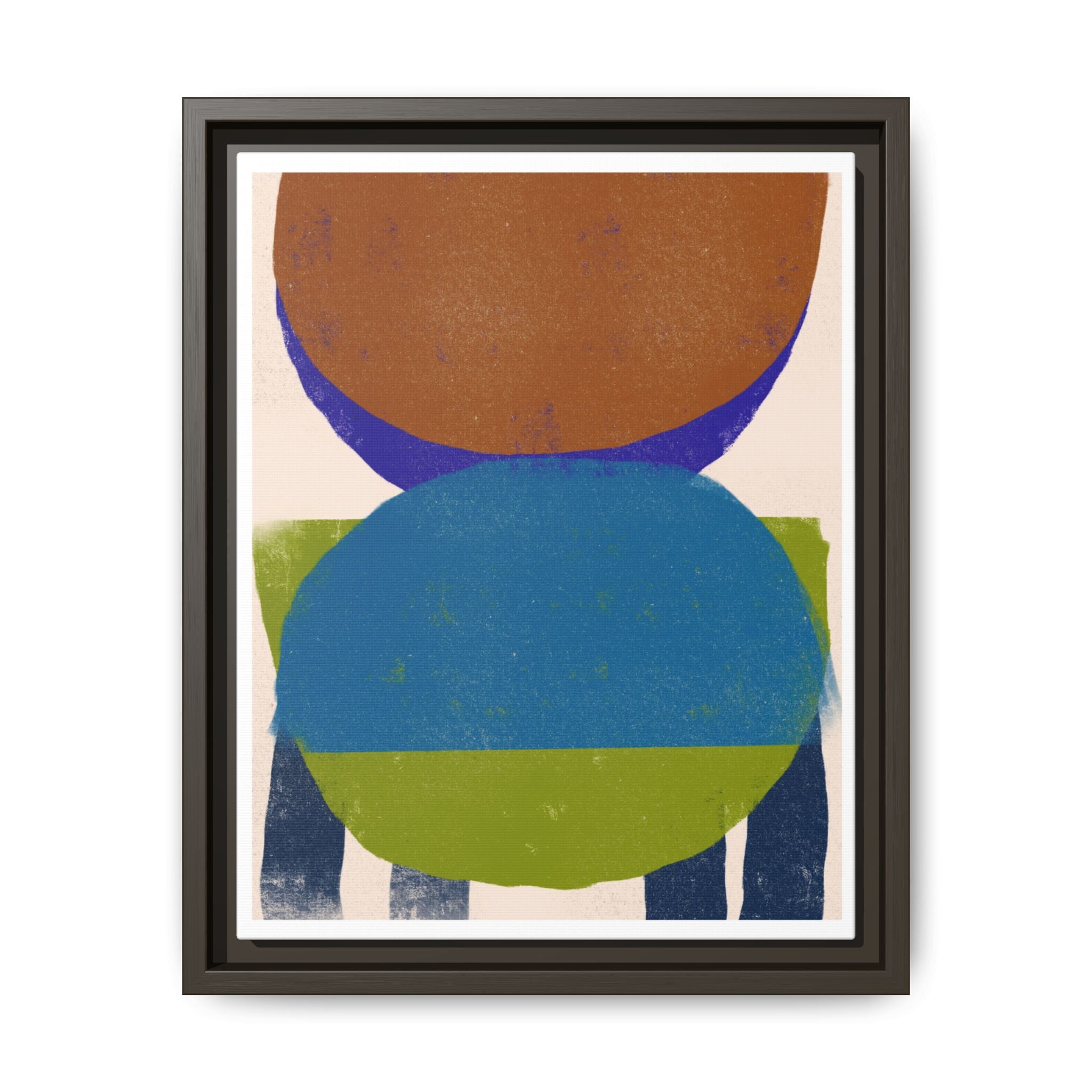 Azure Meadow Eclipse - Framed