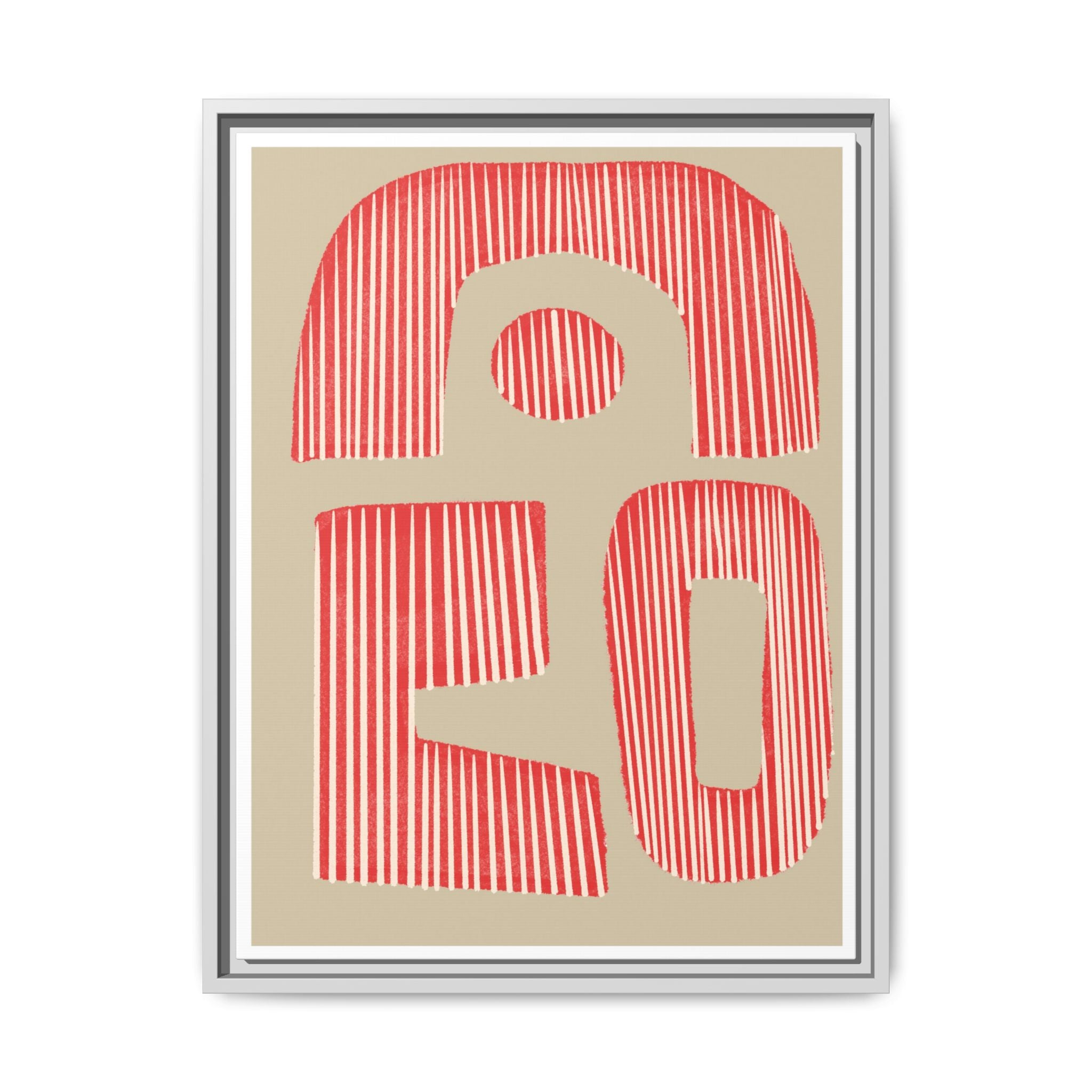 Coral Echo Forms - Framed