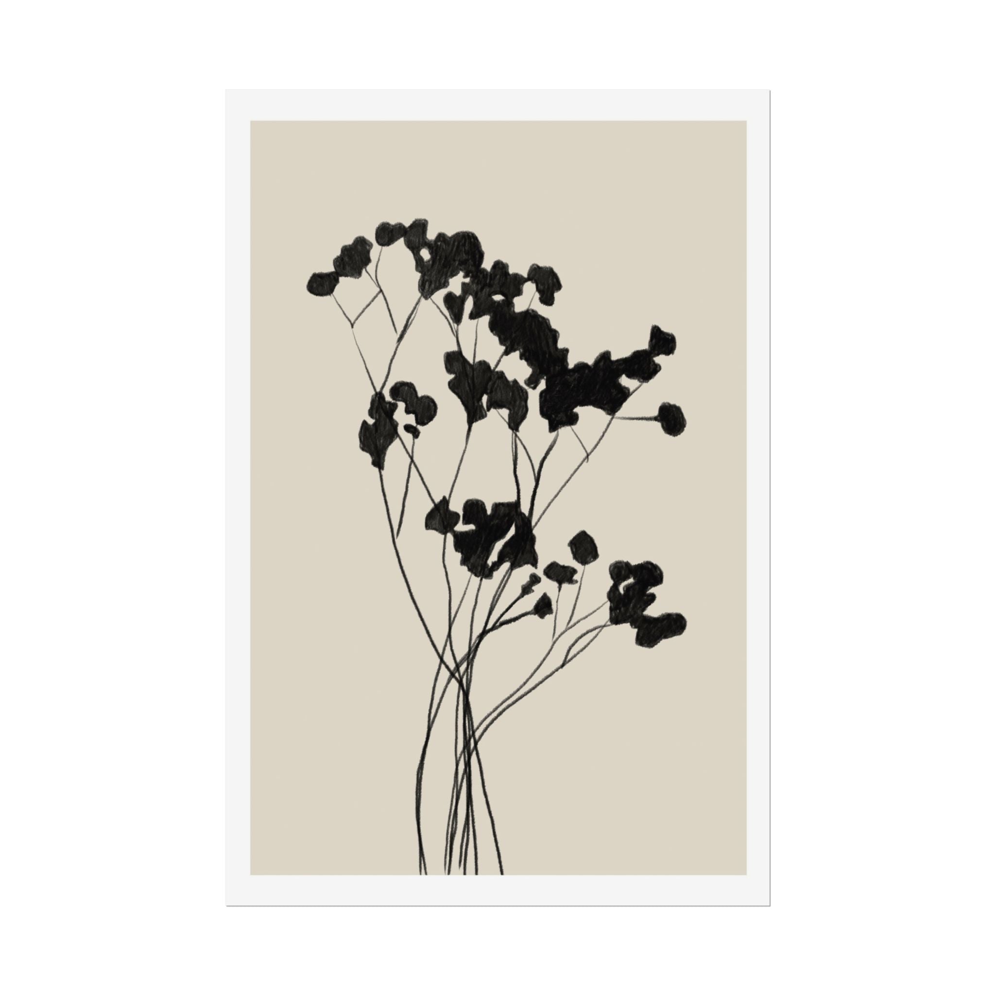 Velvet Bloom Silhouettes - Poster
