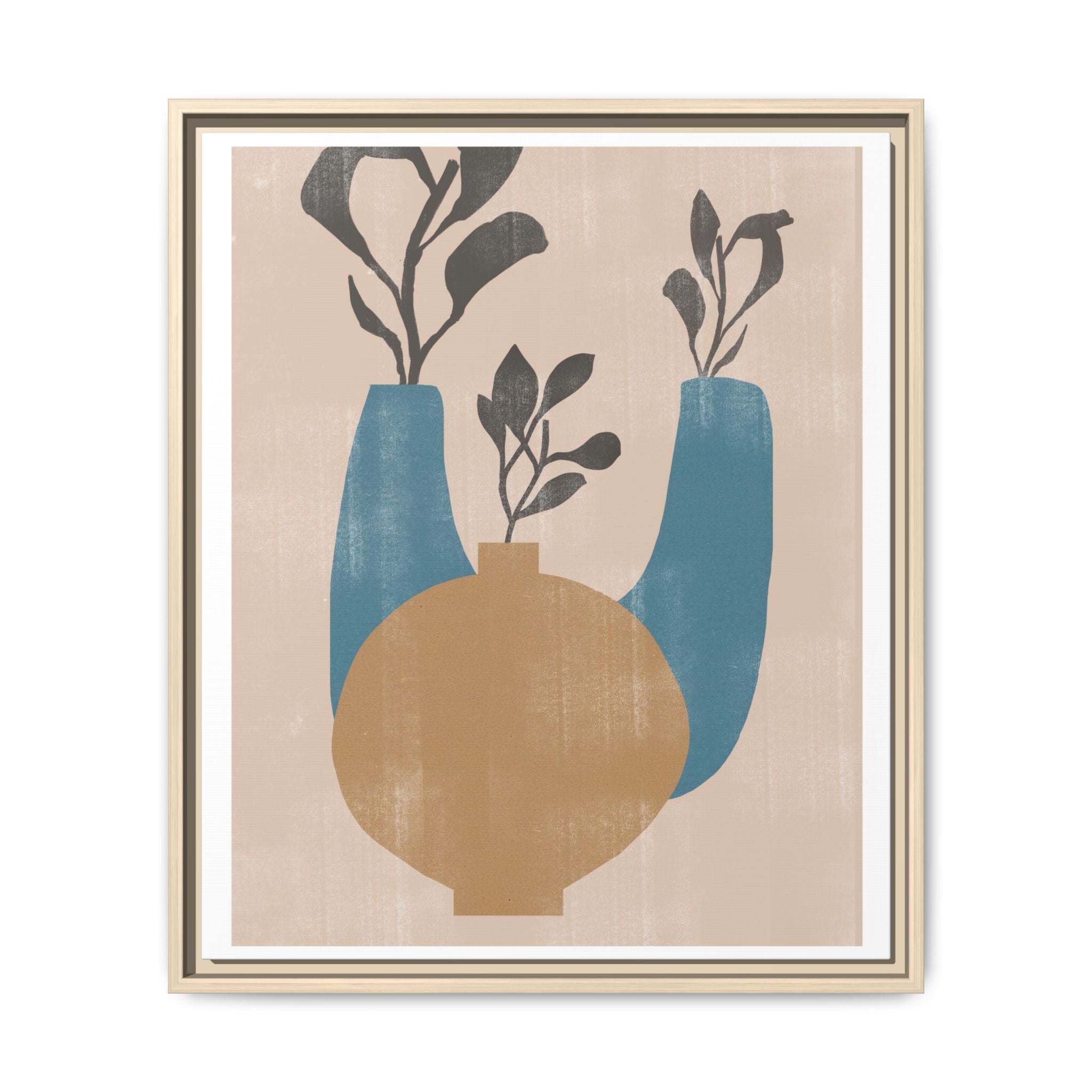 Azure Vessel Harmony - Framed