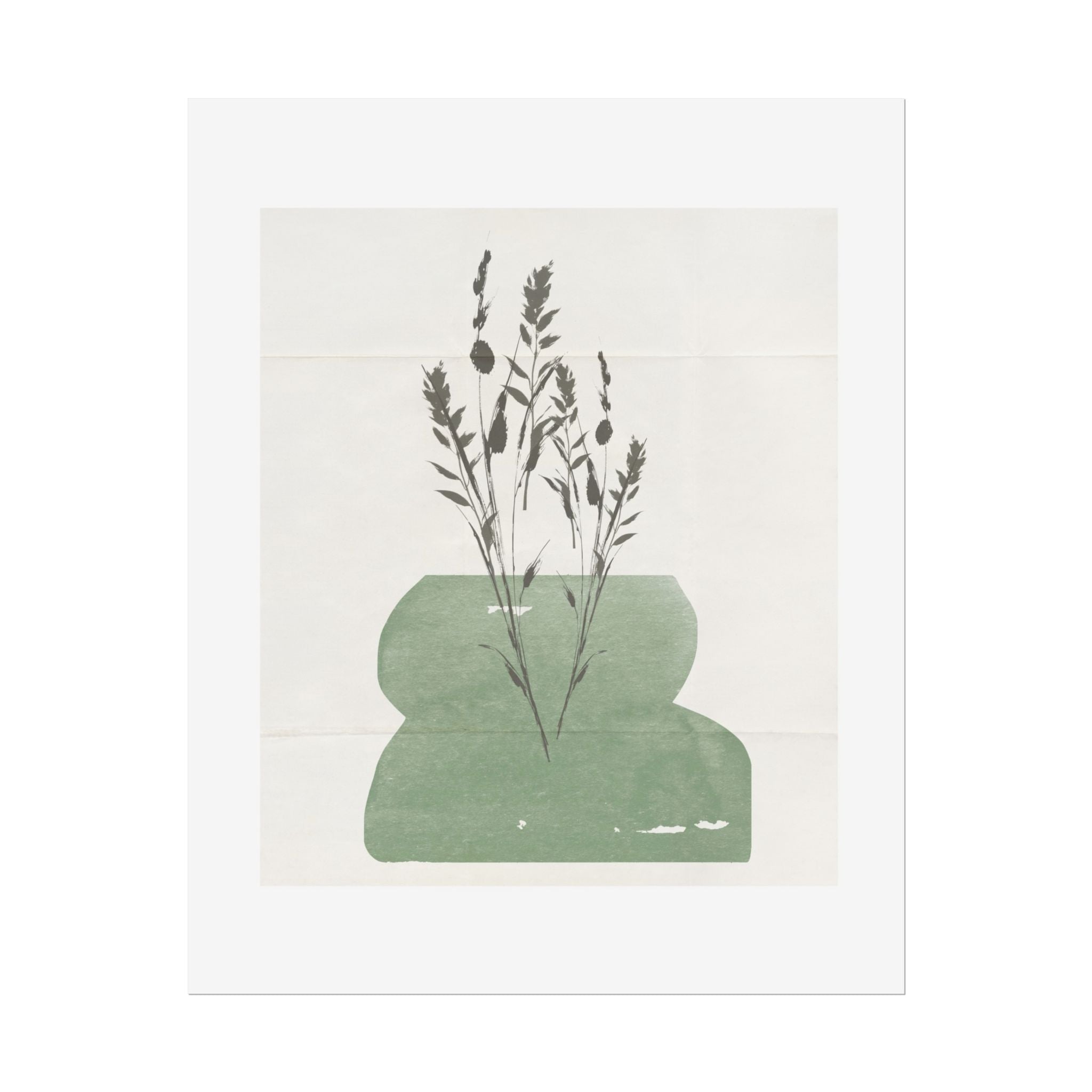 Sage Meadow Silhouette - Poster