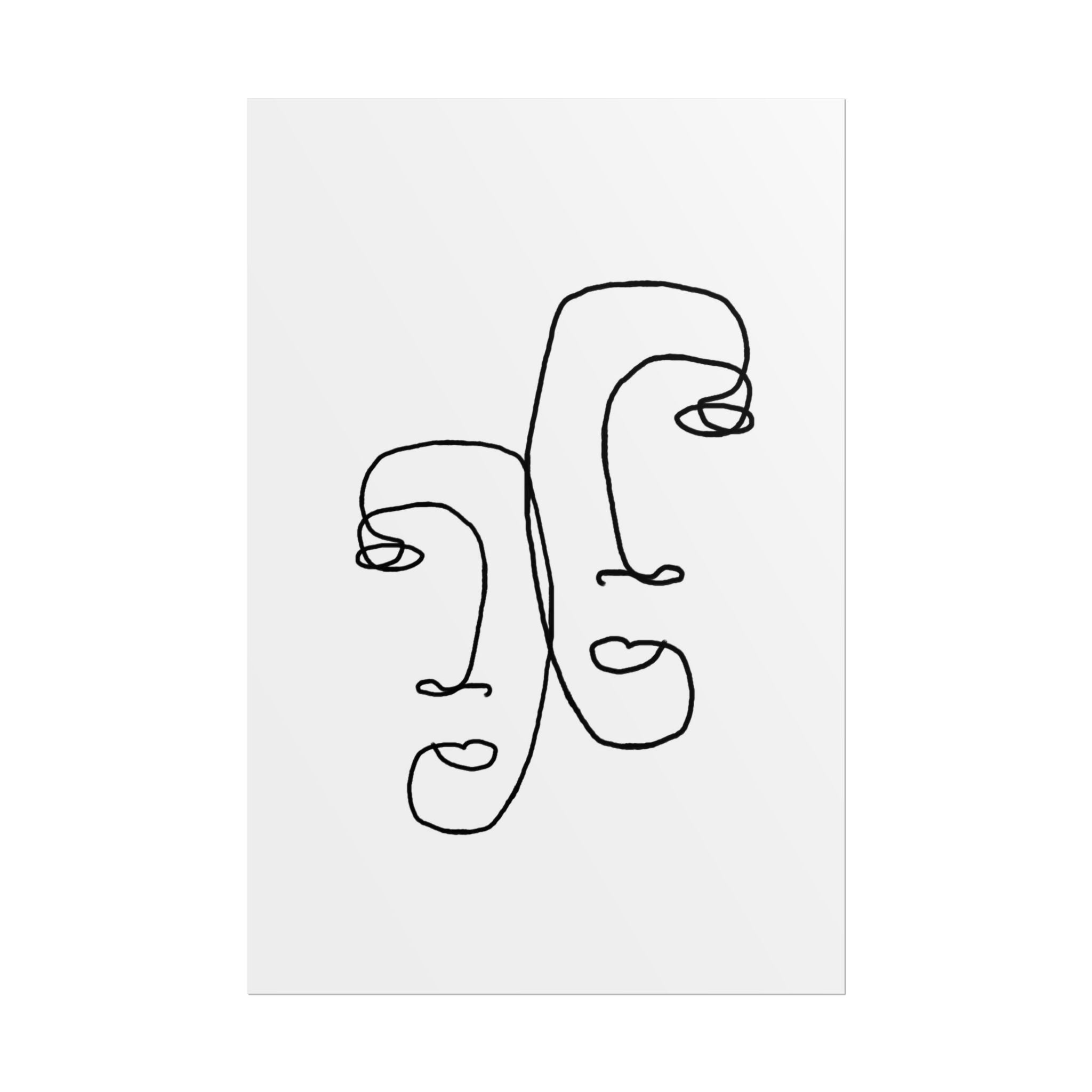 Silent Dual Reflections - Poster