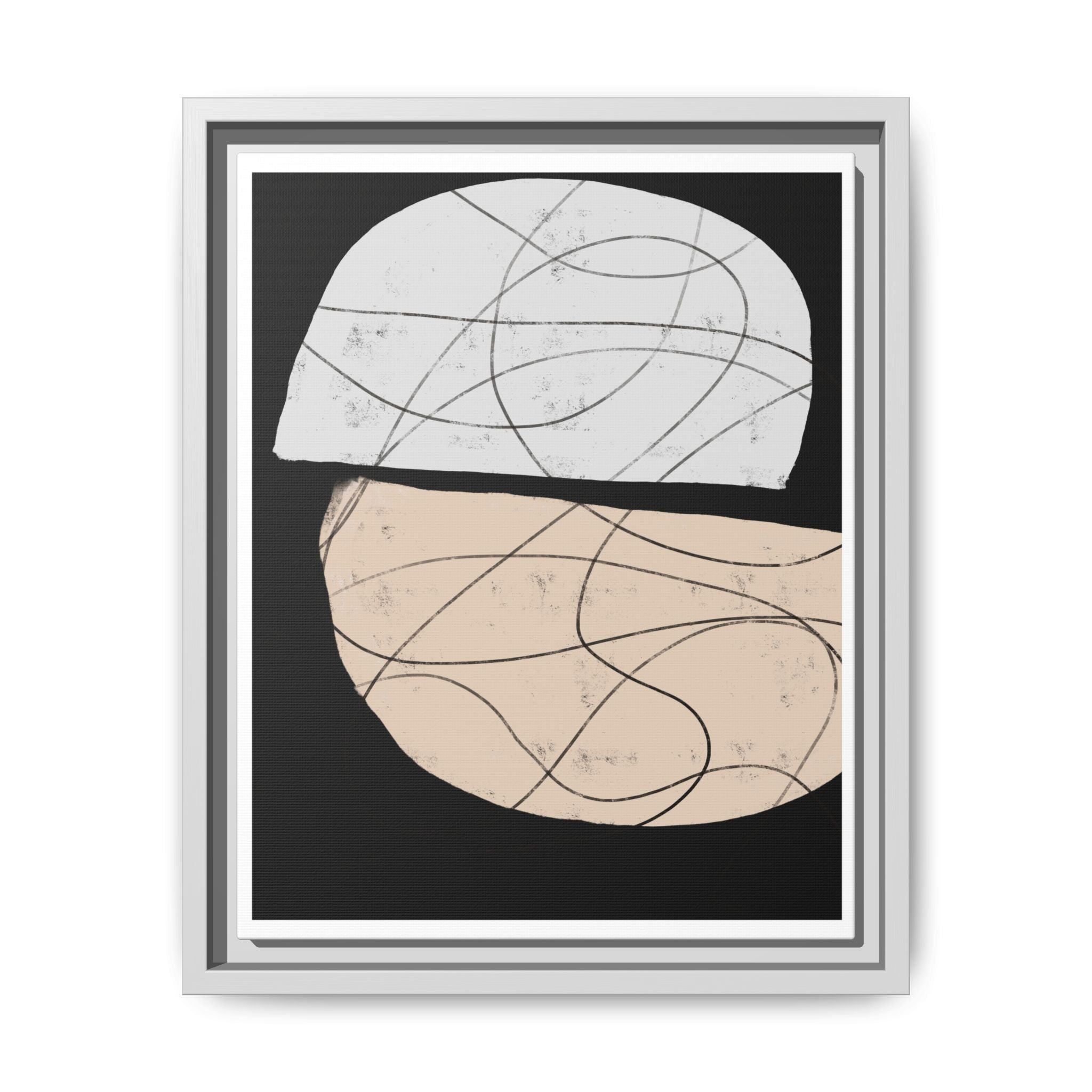 Nocturne Orbit Lines - Framed
