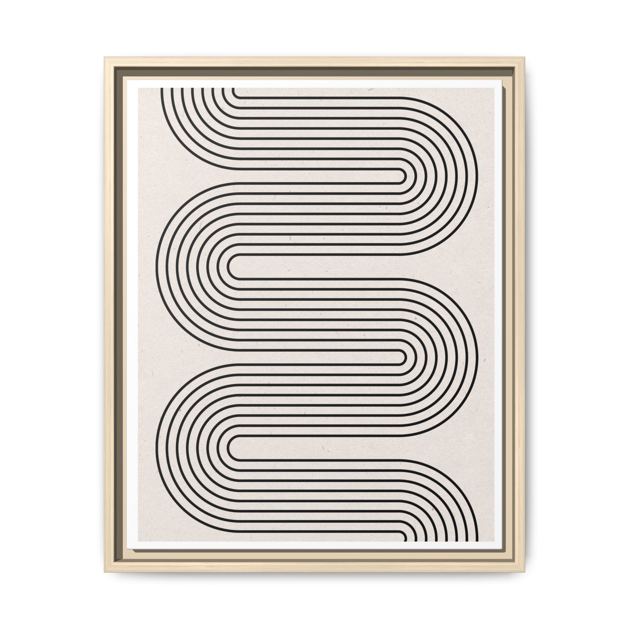 Monoline Rhythm Cascade - Framed