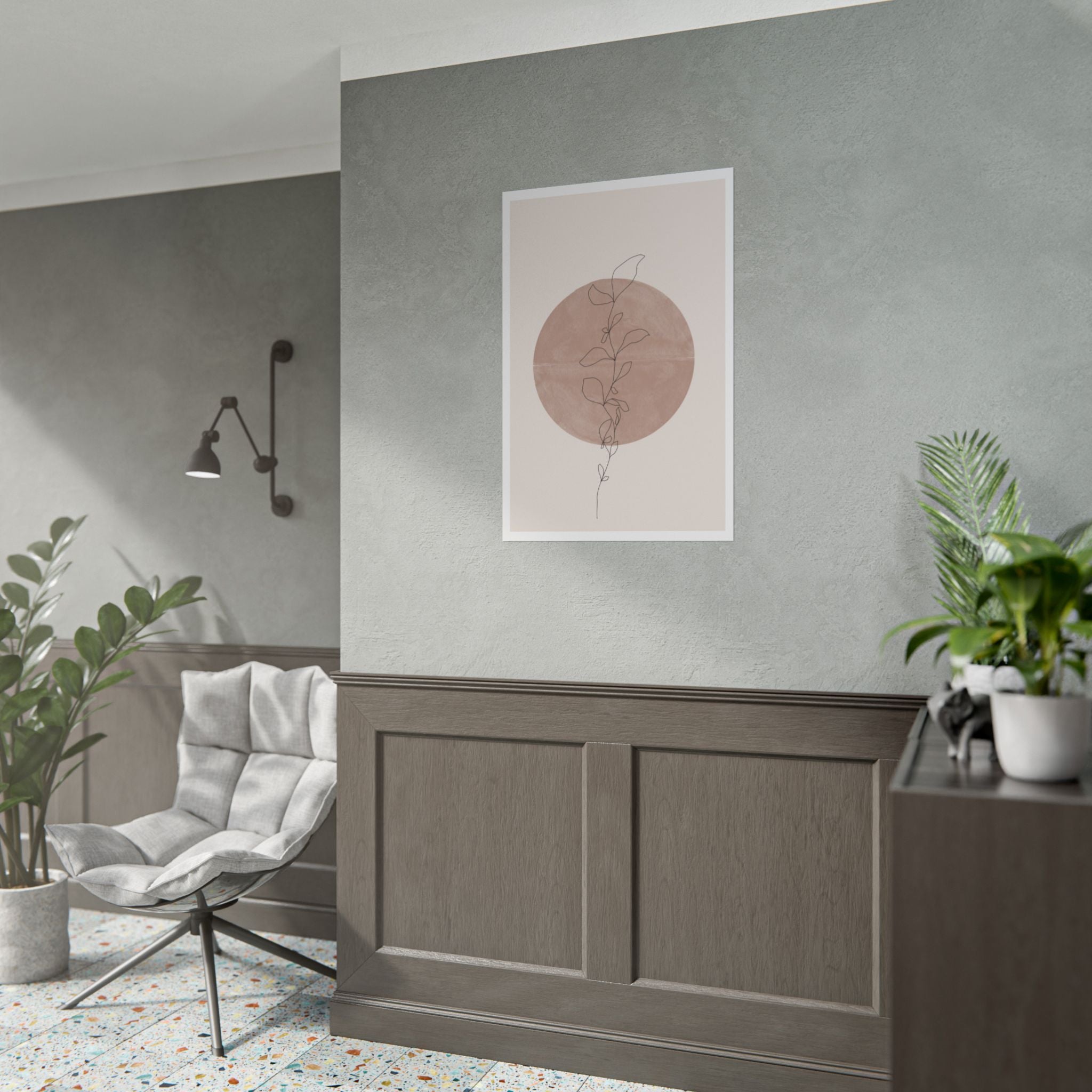 Blush Moonvine Quietude - Poster