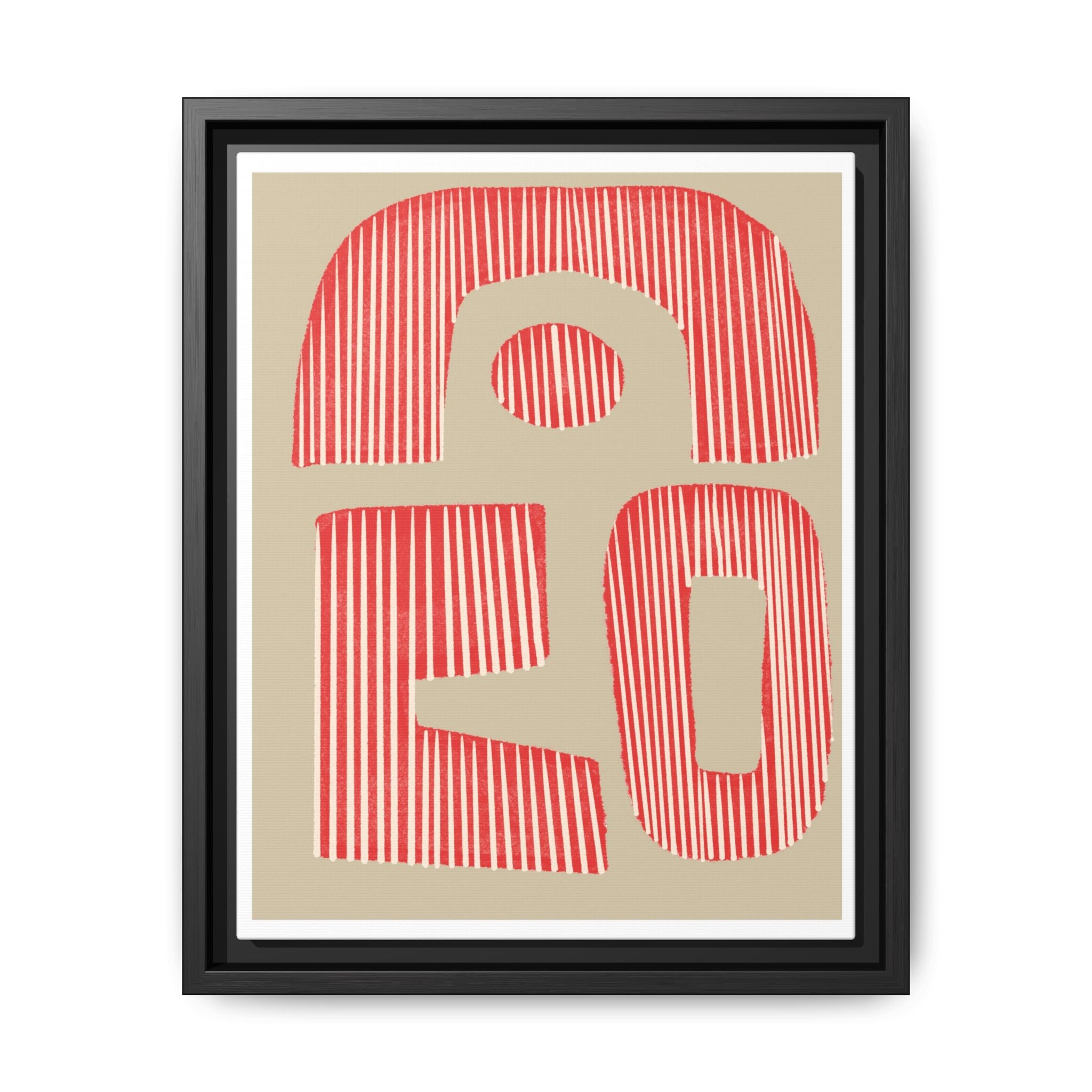 Coral Echo Forms - Framed