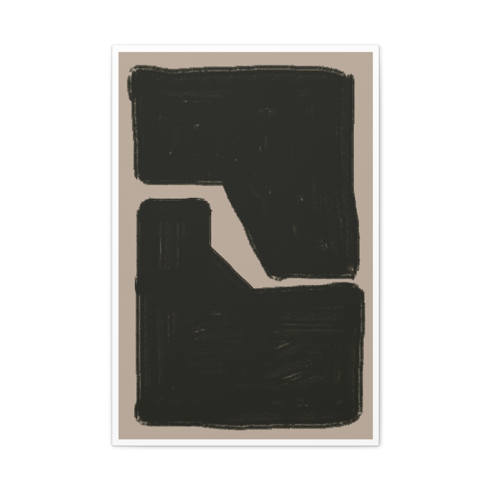 Midnight Geometry Passage - Canvas