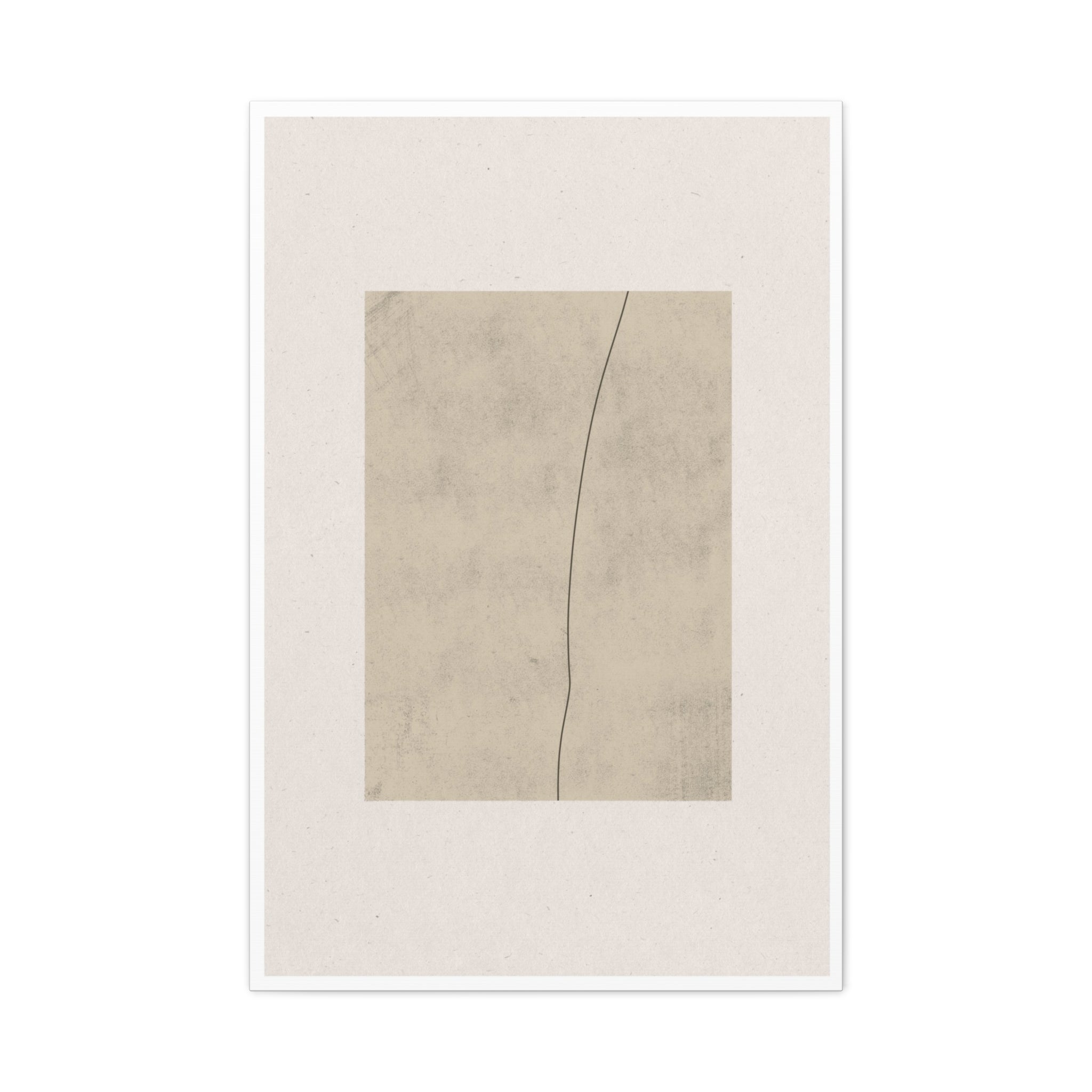 Quiet Contour Passage - Canvas