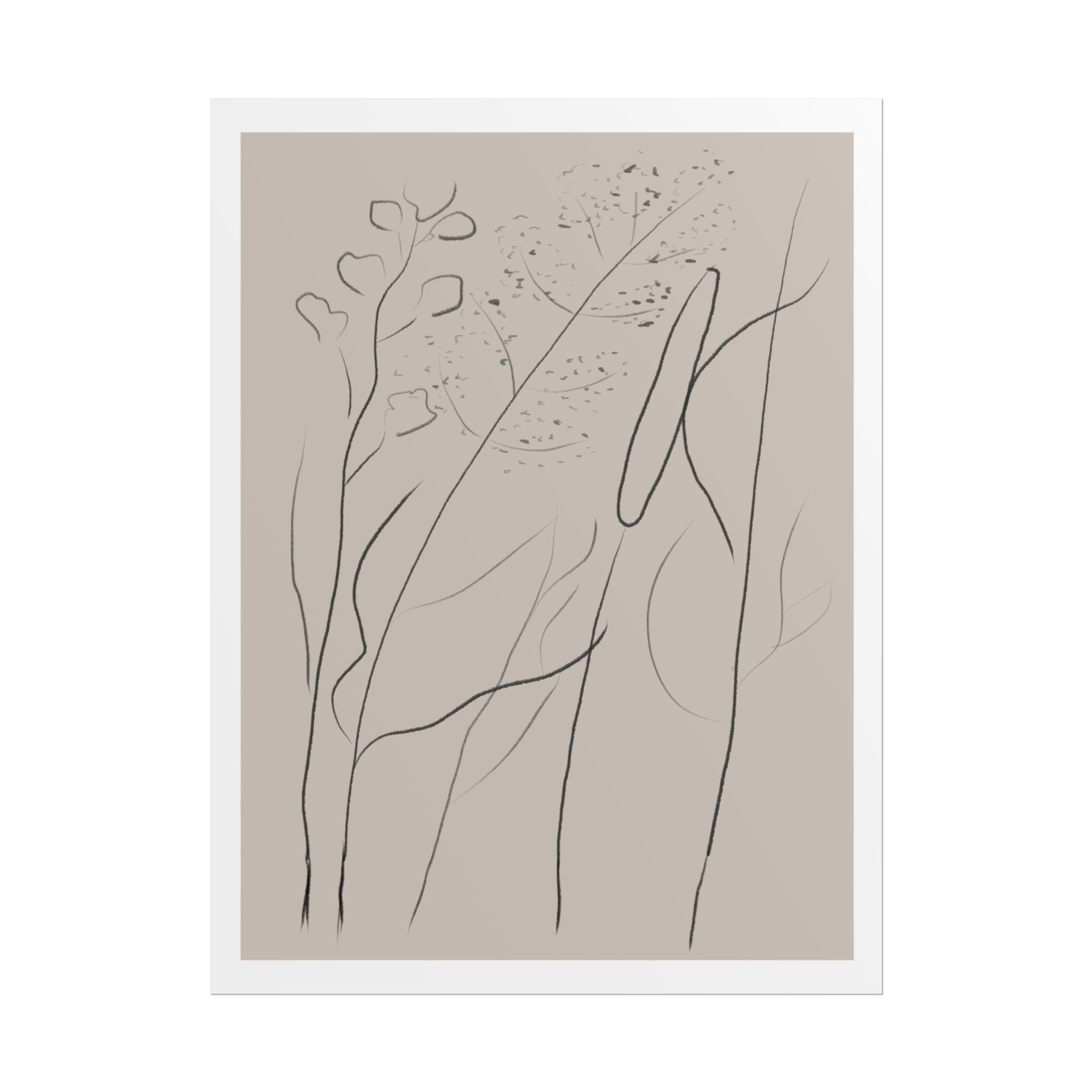 Quiet Woodland Traces - Poster