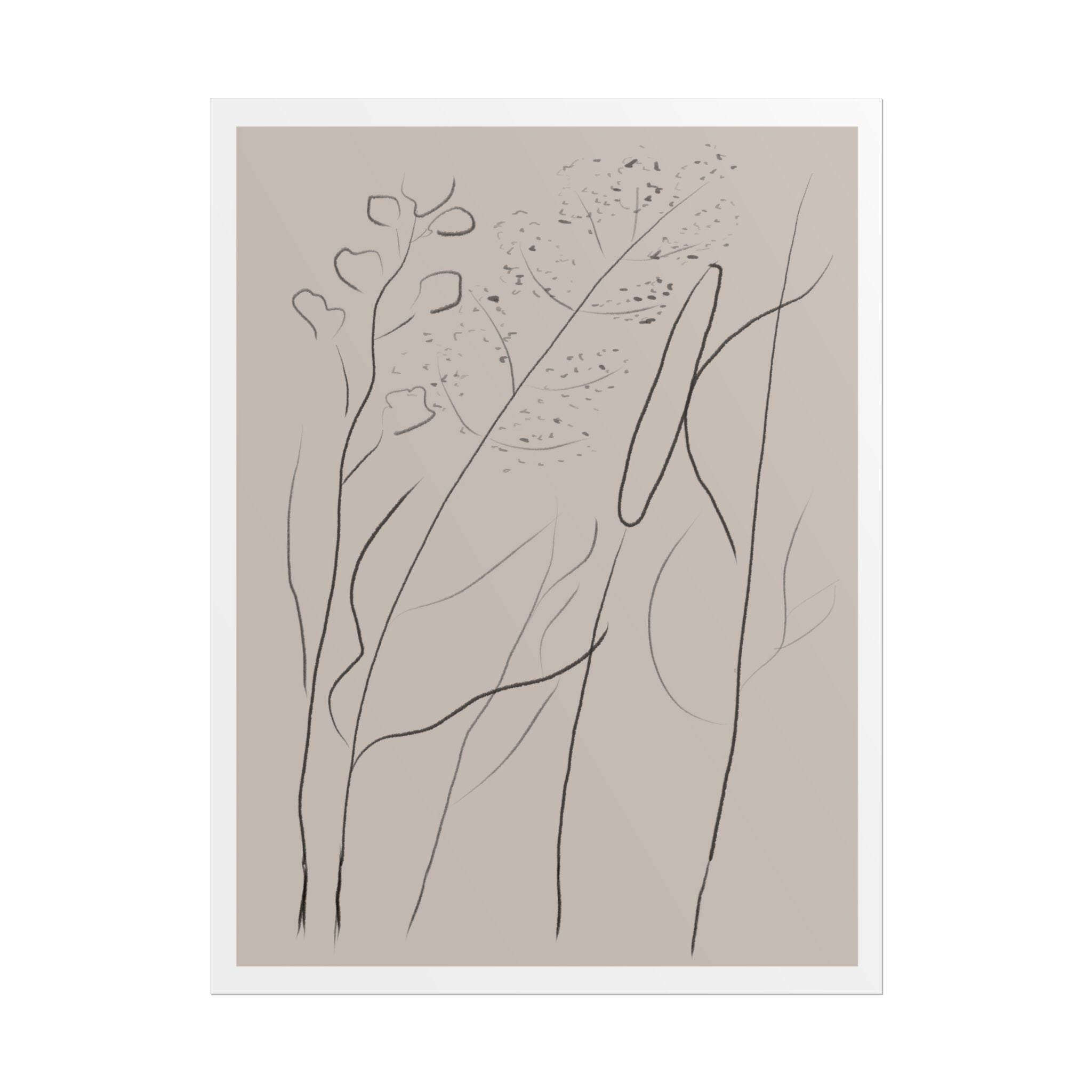 Quiet Woodland Traces - Poster