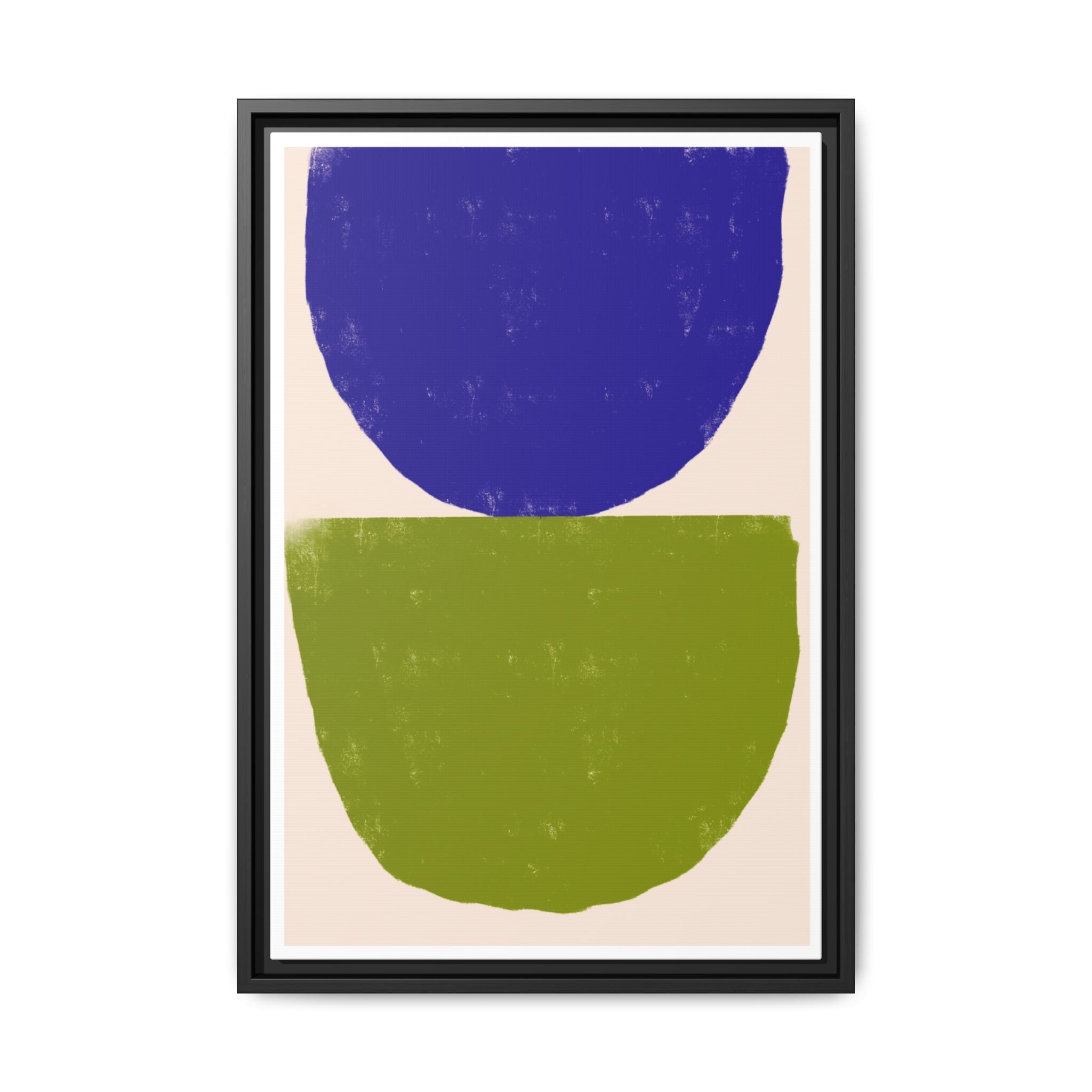 Cobalt Meadow Balance - Framed