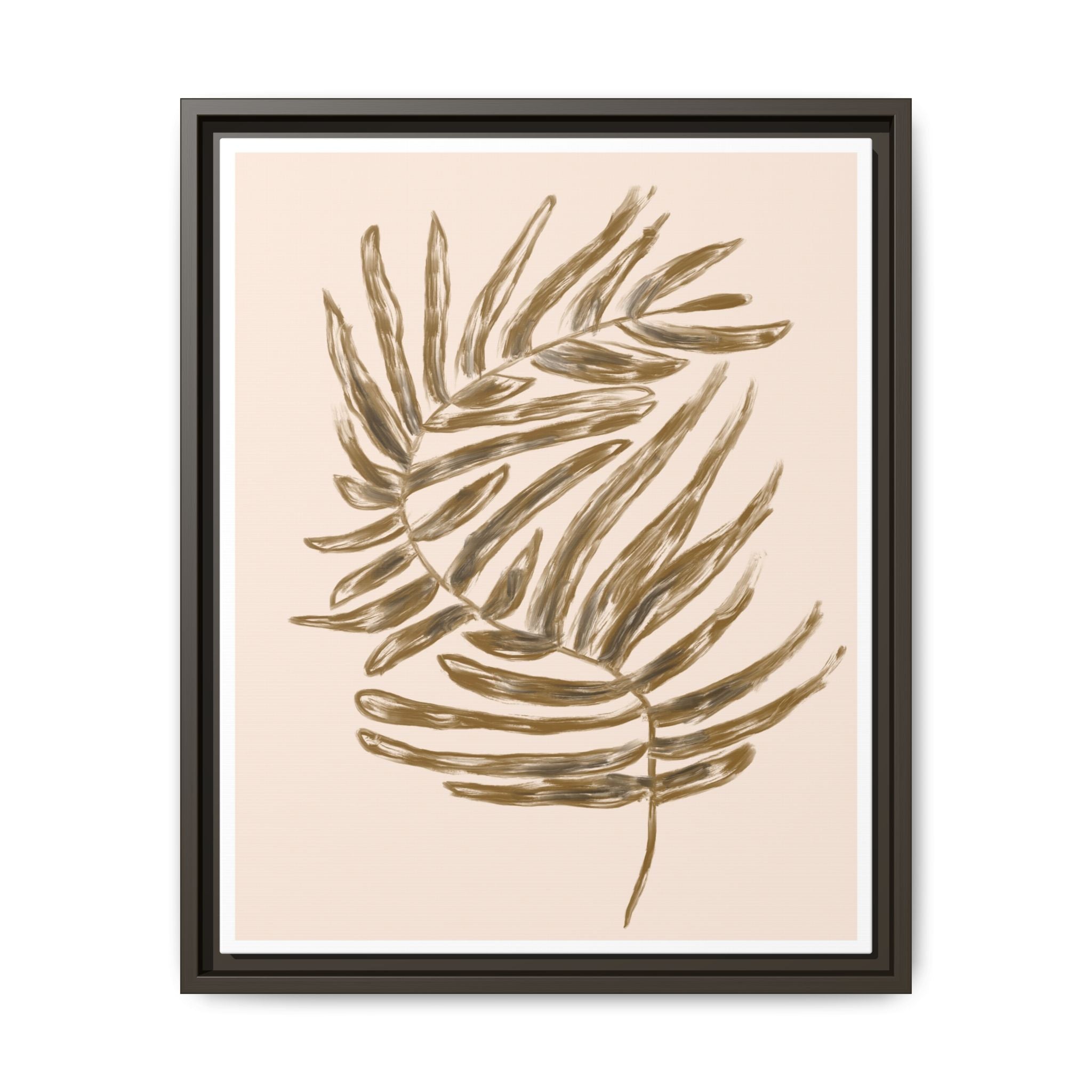 Golden Frond Reverie - Framed