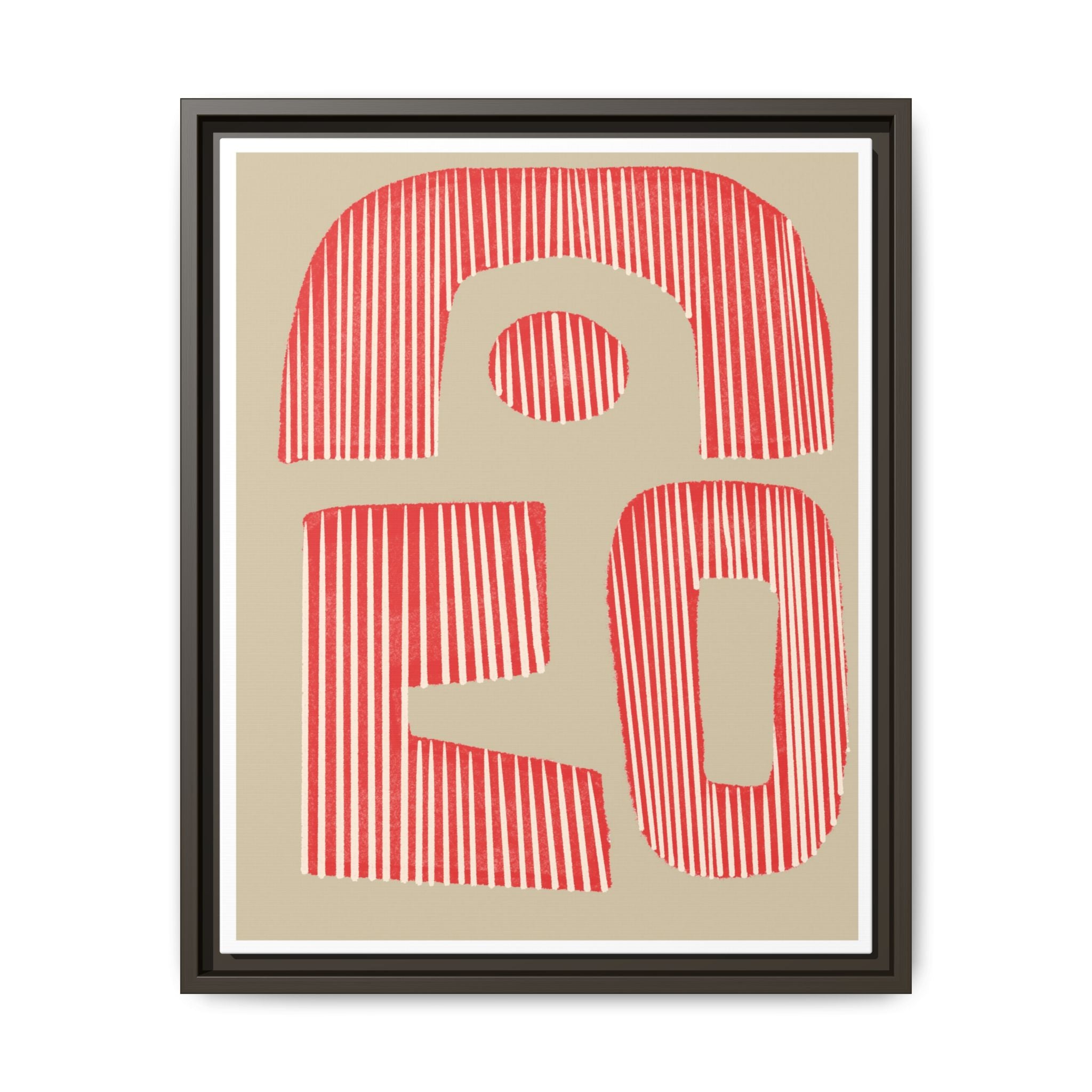 Coral Echo Forms - Framed