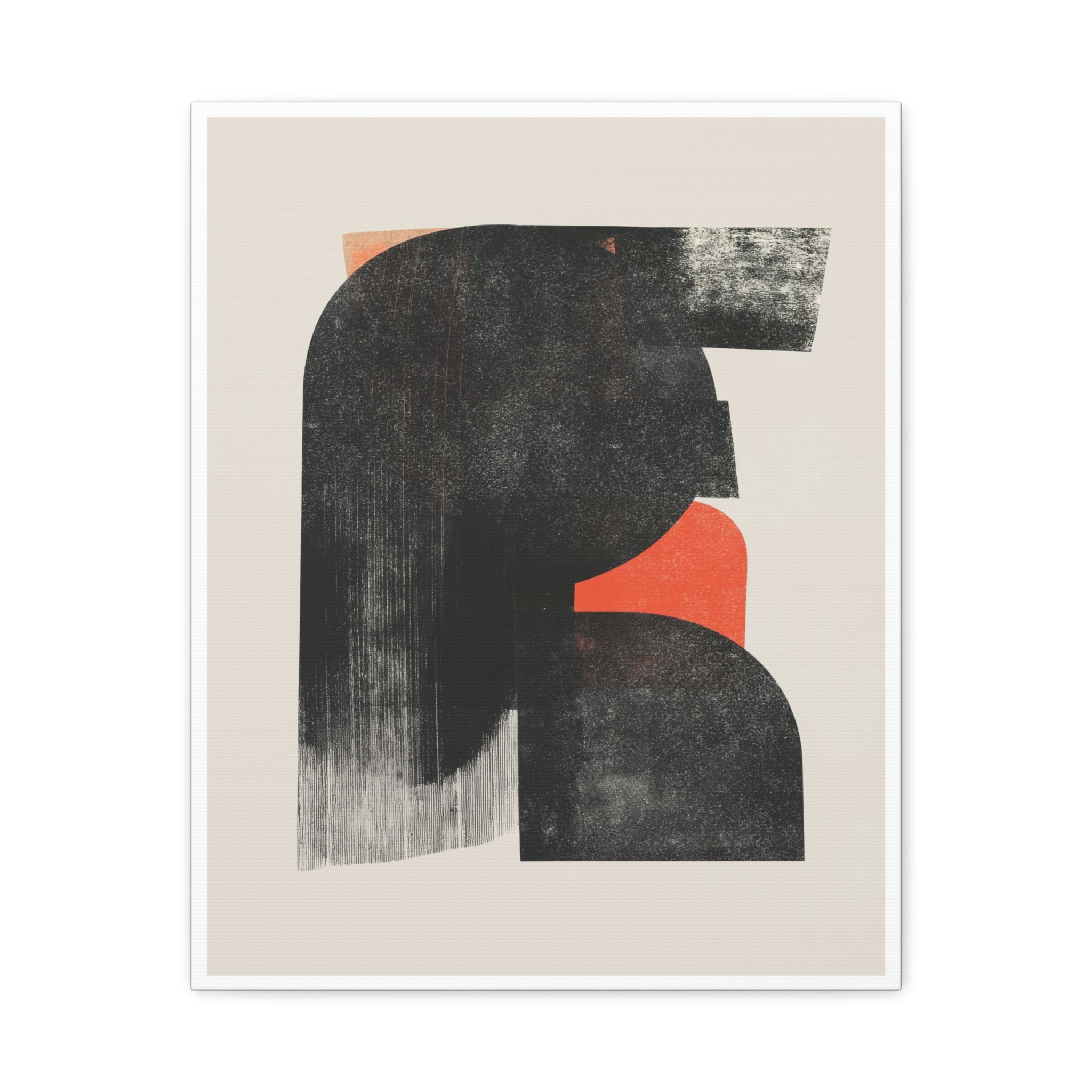 Ember Shadow Structure - Canvas
