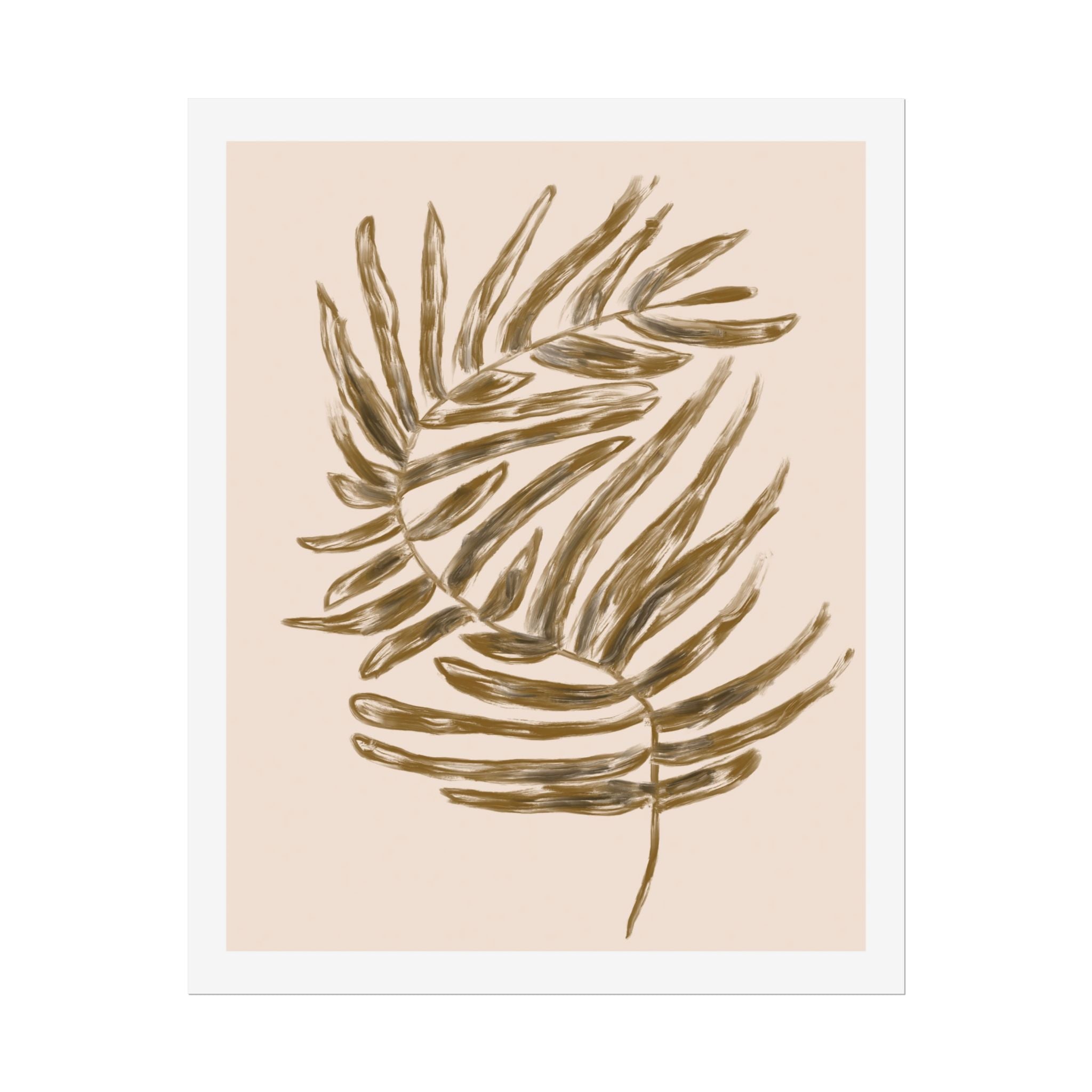 Golden Frond Reverie - Poster