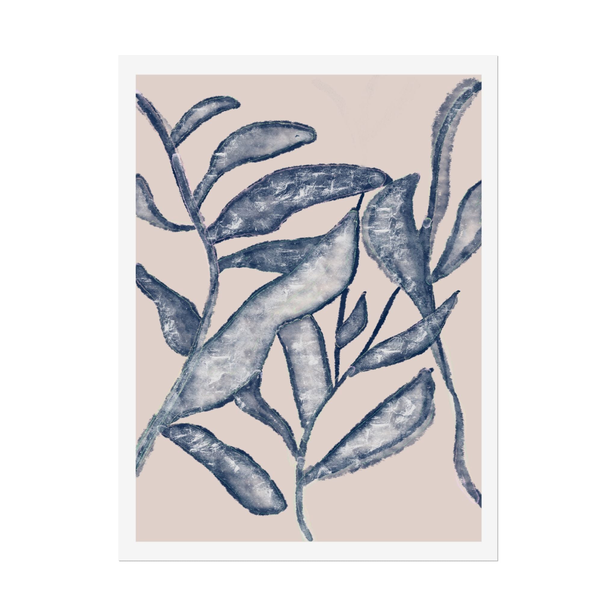 Moonlit Botanical Veil - Poster