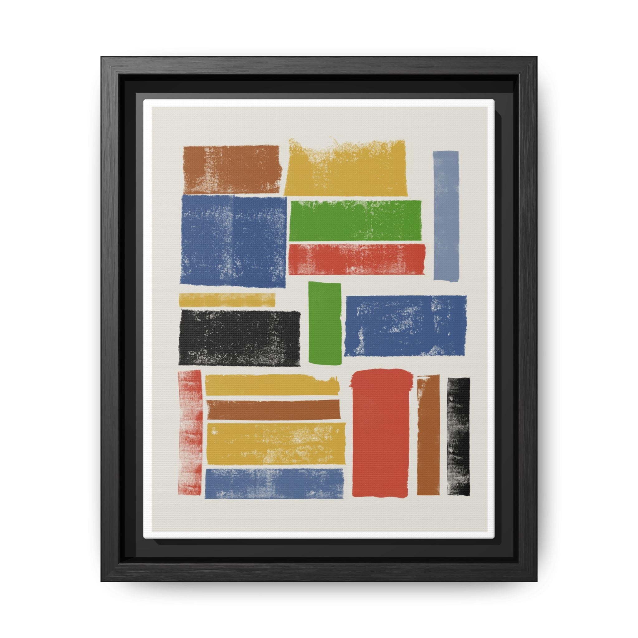 Playful Color Rhythm - Framed