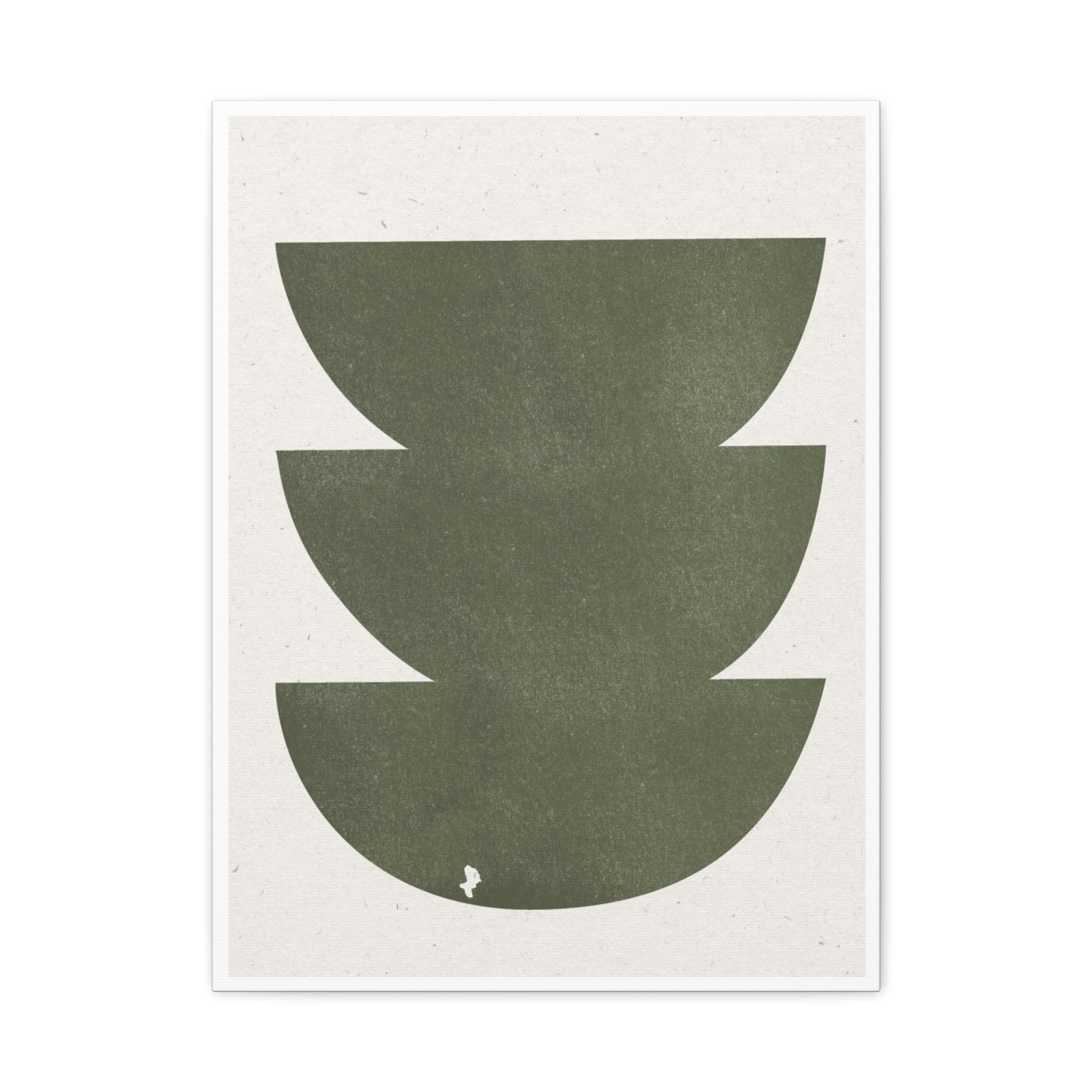 Olive Balance Forms - Canvas
