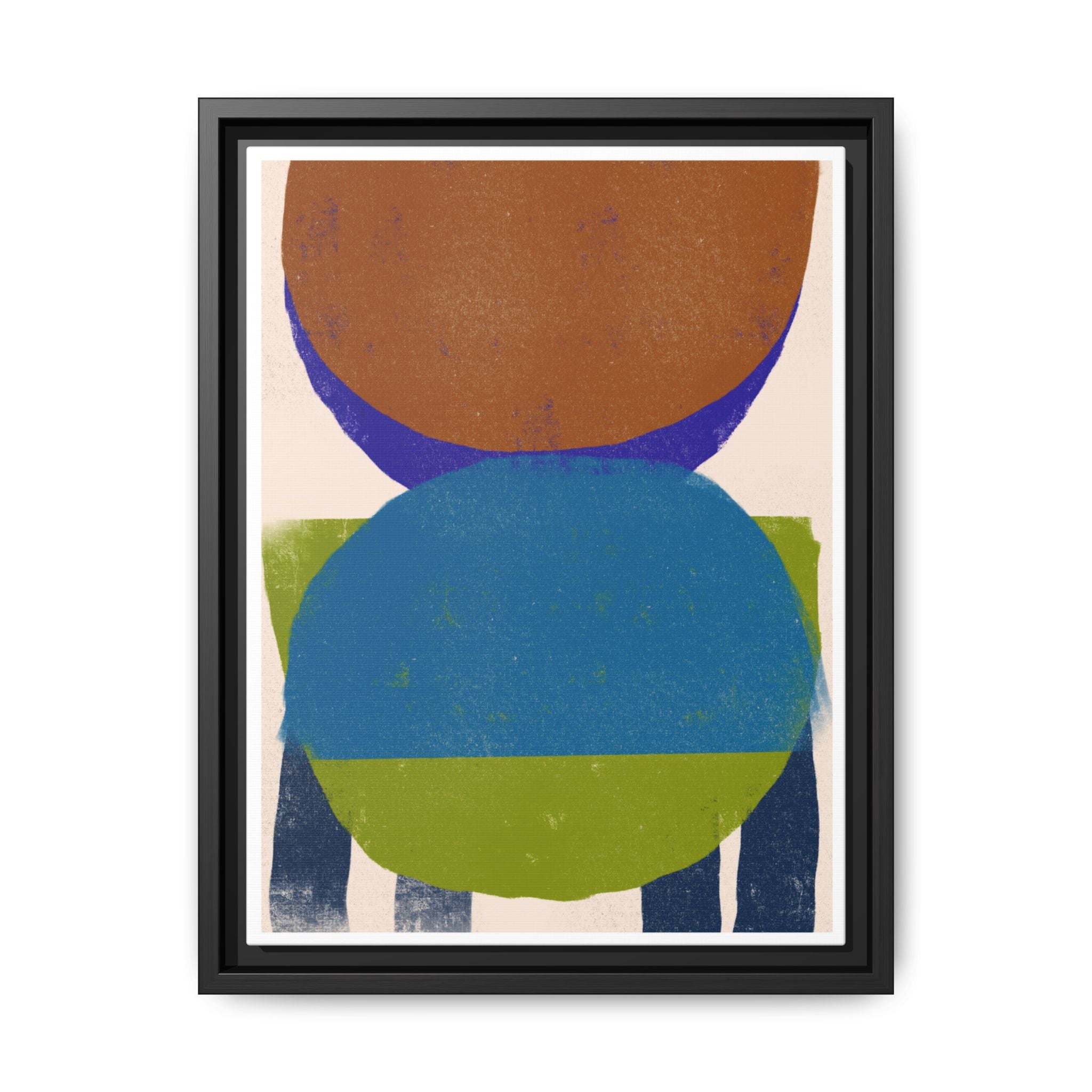 Azure Meadow Eclipse - Framed