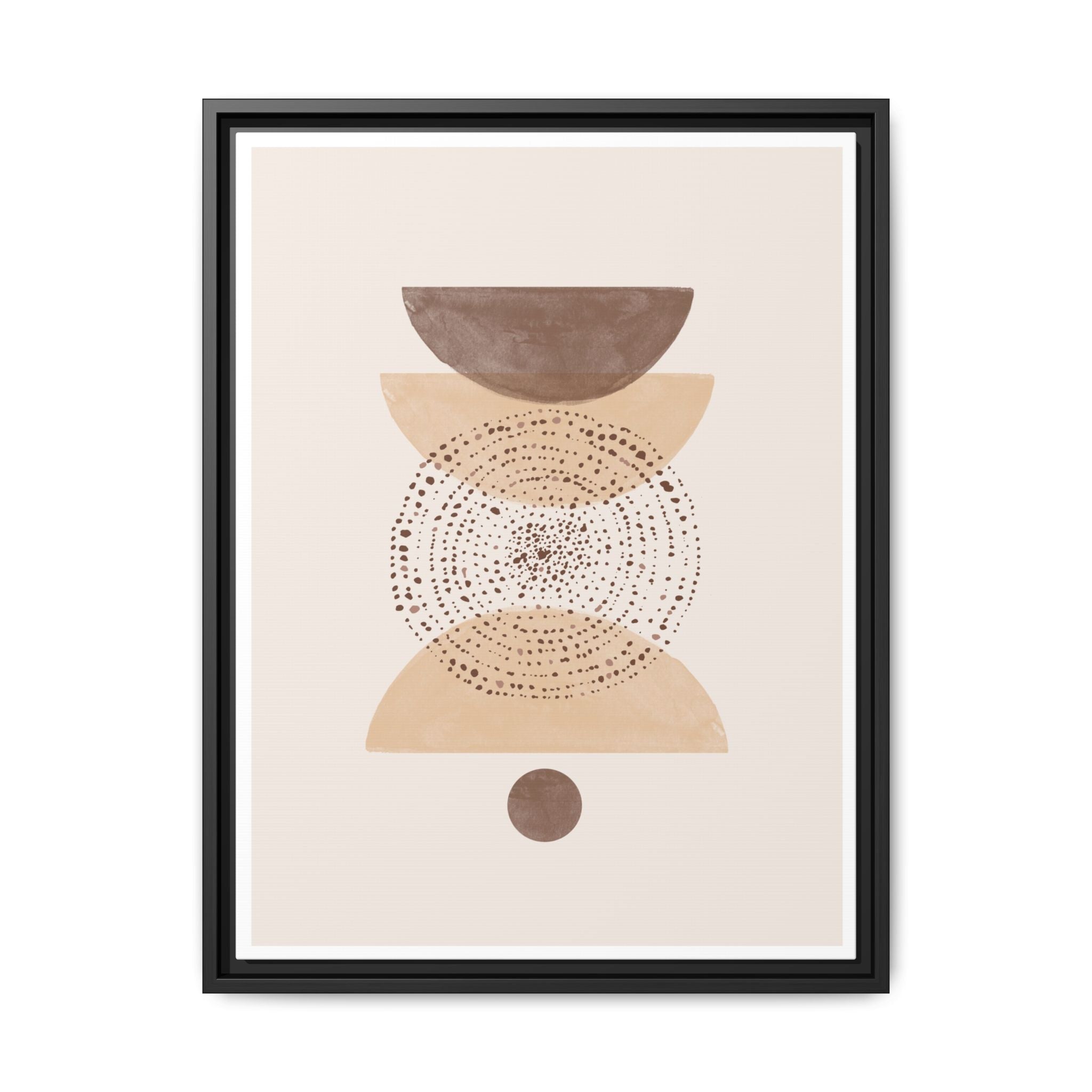 Terracotta Orbit Balance - Framed
