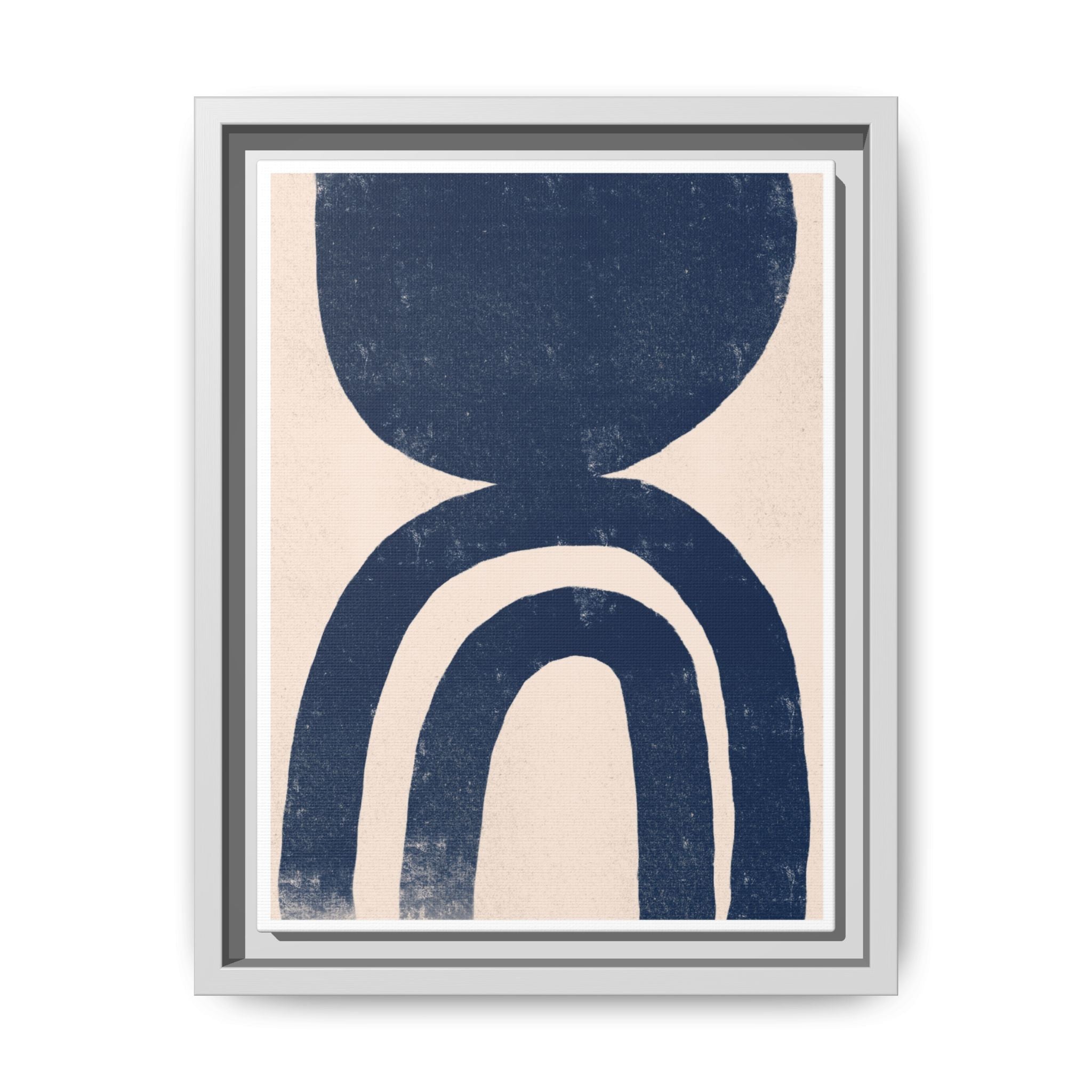 Indigo Arch Stillness - Framed