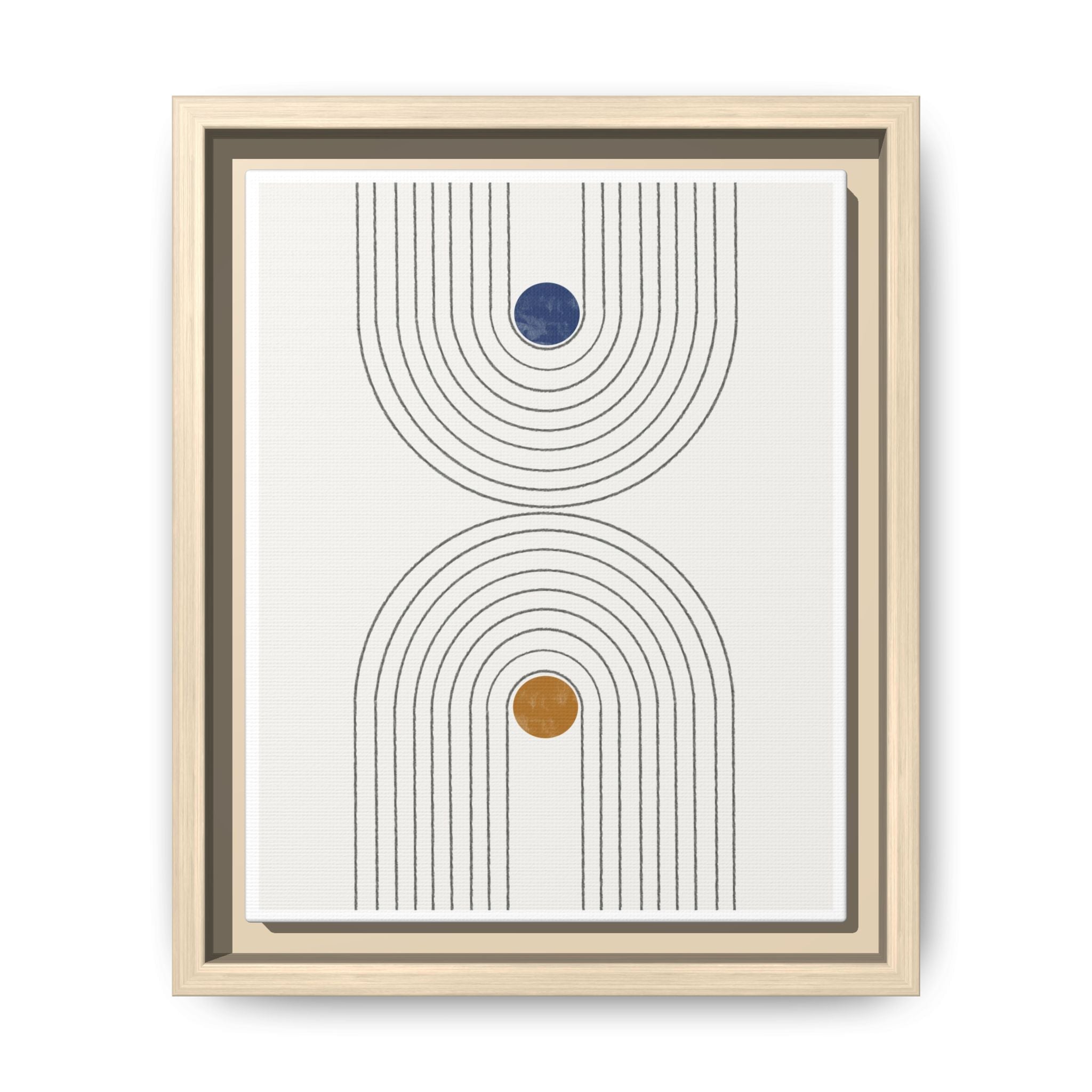 Dual Orbit Rhythm - Framed