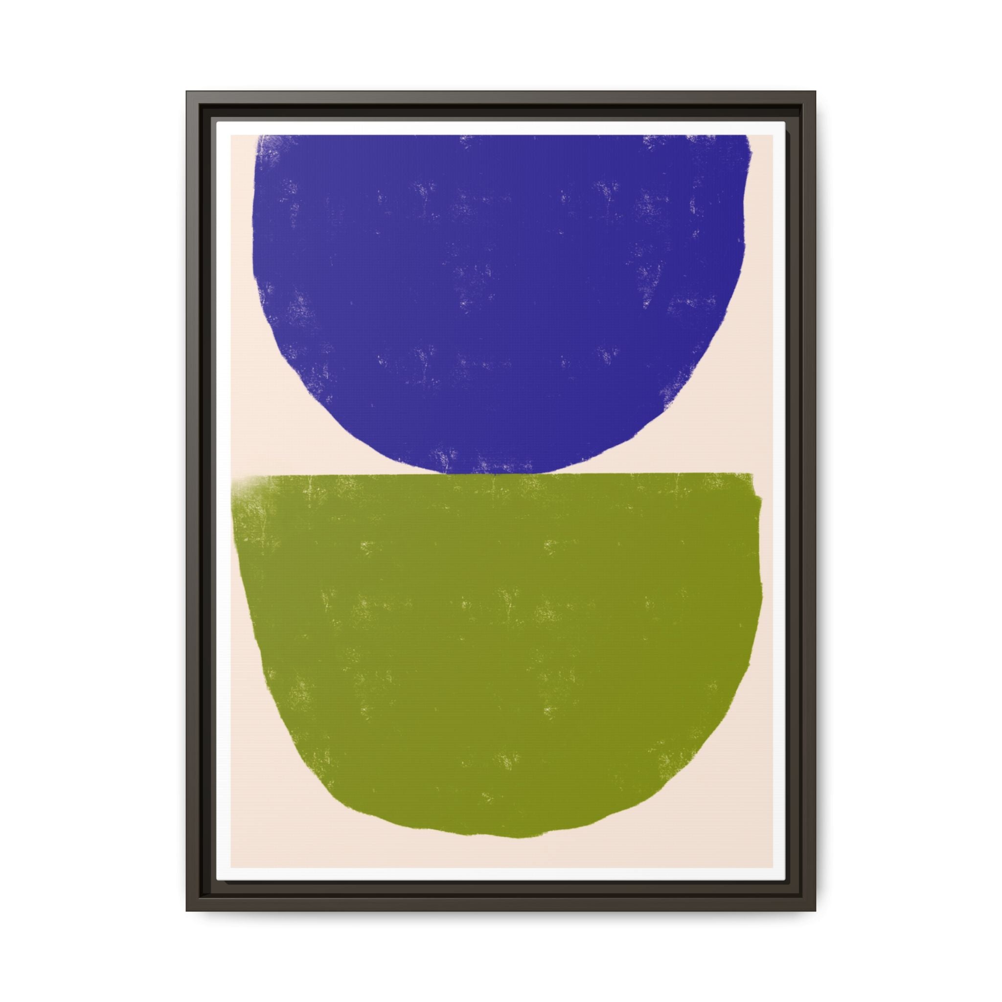 Cobalt Meadow Balance - Framed
