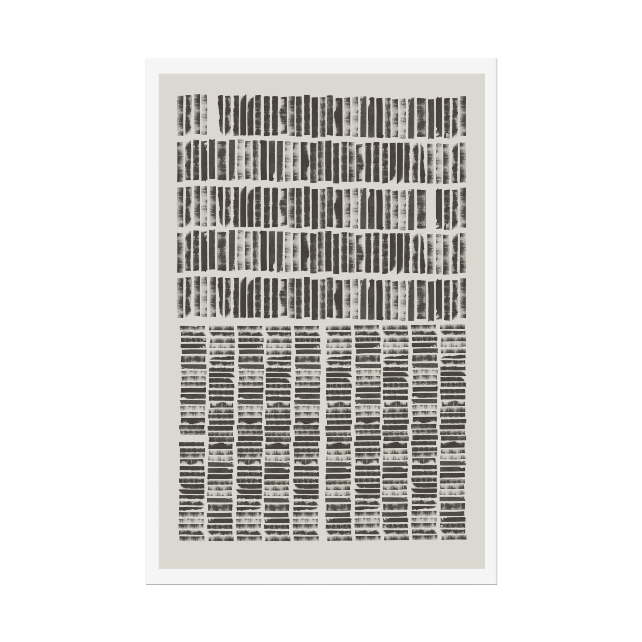 Shadow Rhythm Columns - Poster