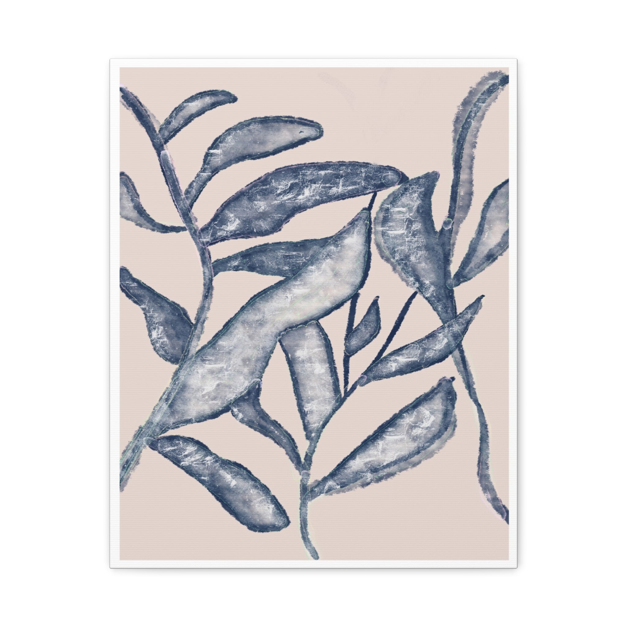 Moonlit Botanical Veil - Canvas