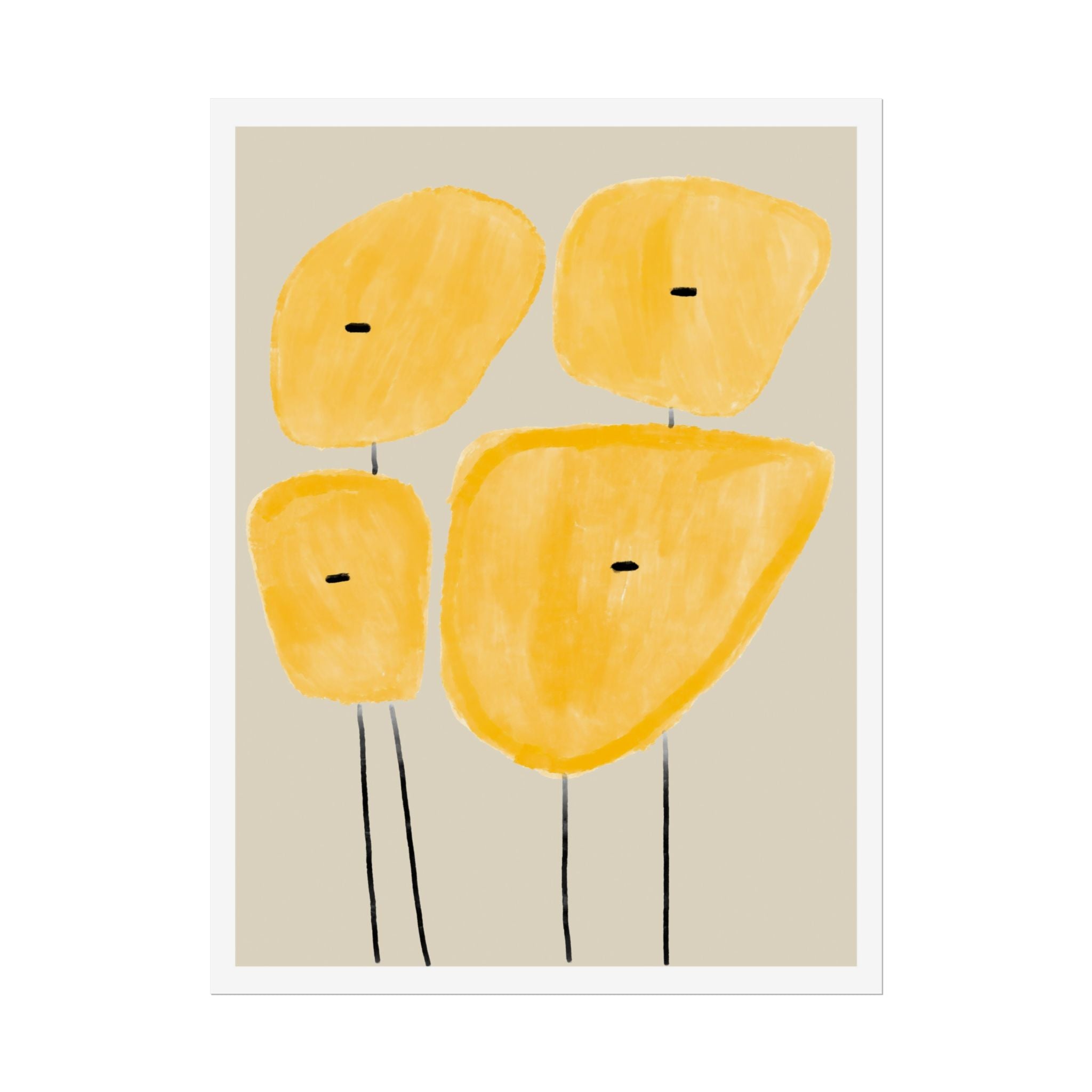 Golden Meadow Figures - Poster