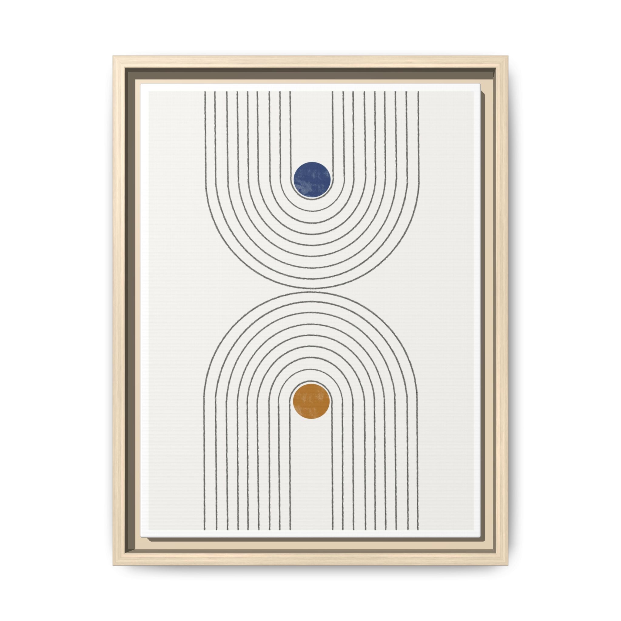 Dual Orbit Rhythm - Framed
