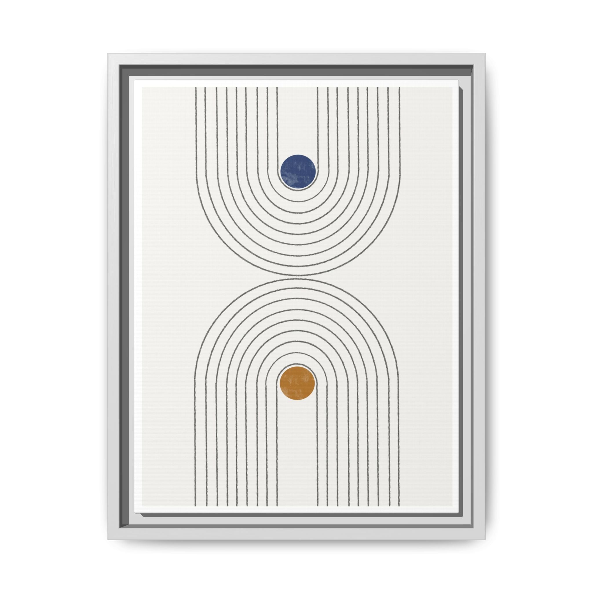Dual Orbit Rhythm - Framed