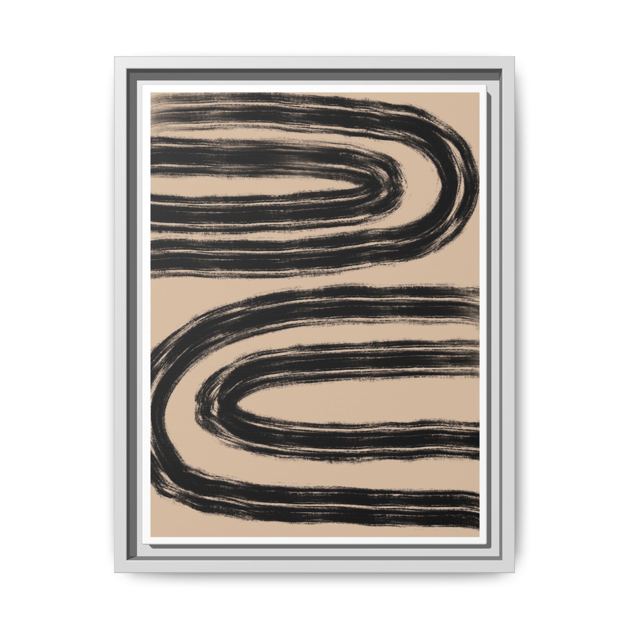 Midnight Current Echoes - Framed