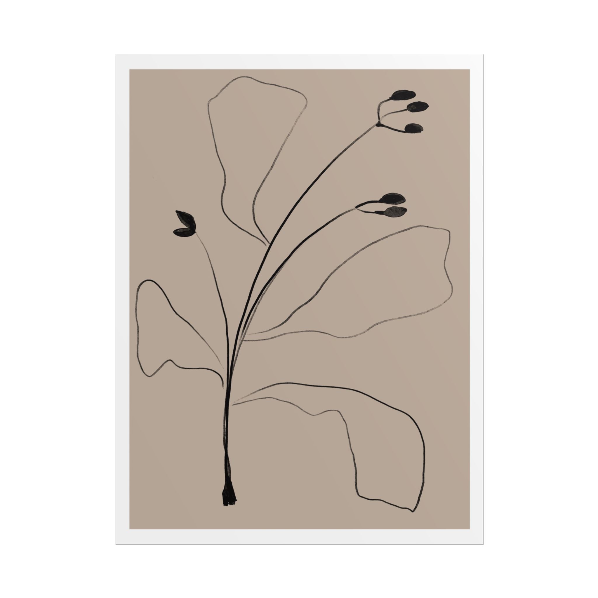 Quiet Botanical Gesture - Poster