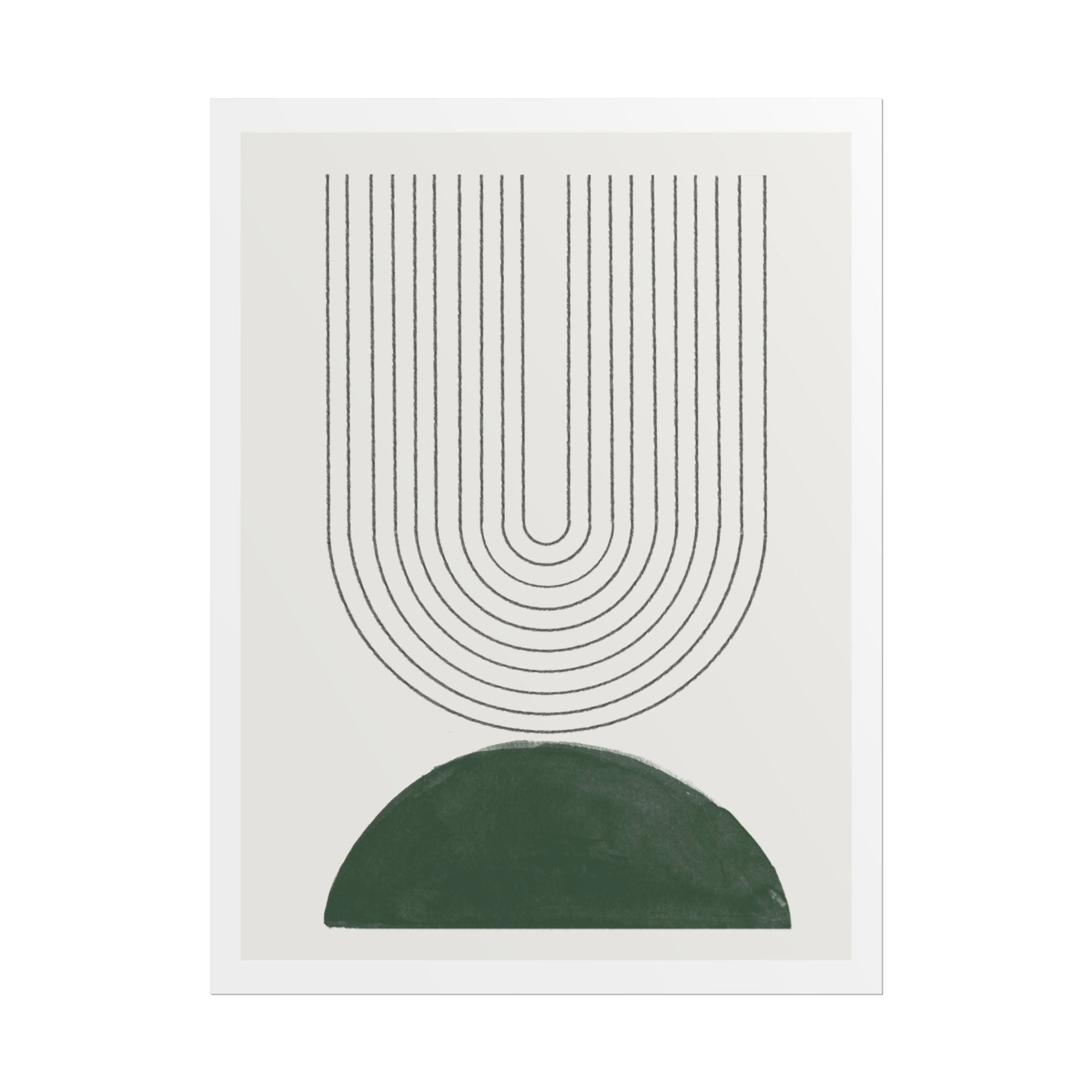 Emerald Echo Pathways - Poster