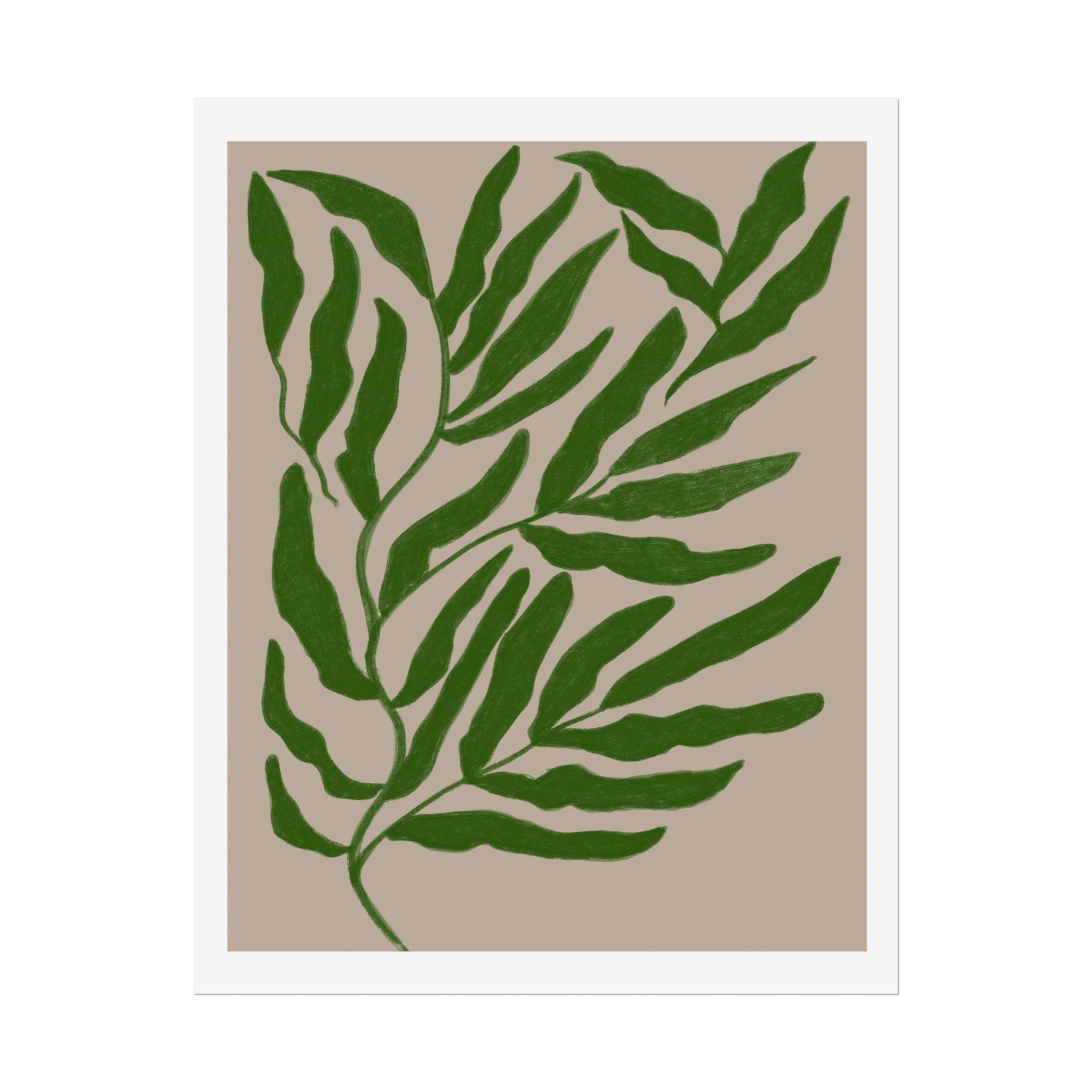 Emerald Canopy Drift - Poster