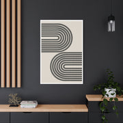 Twin Horizon Currents - Canvas
