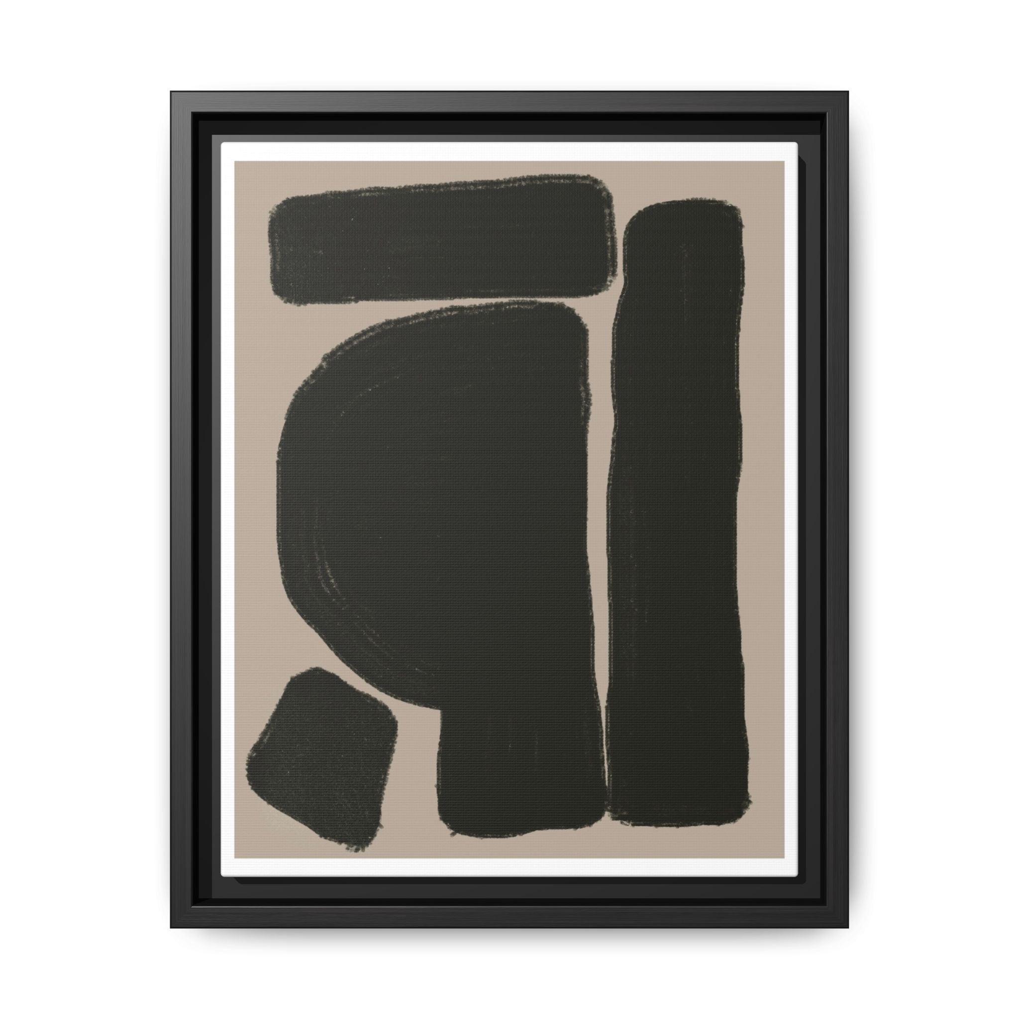Velvet Obsidian Forms - Framed