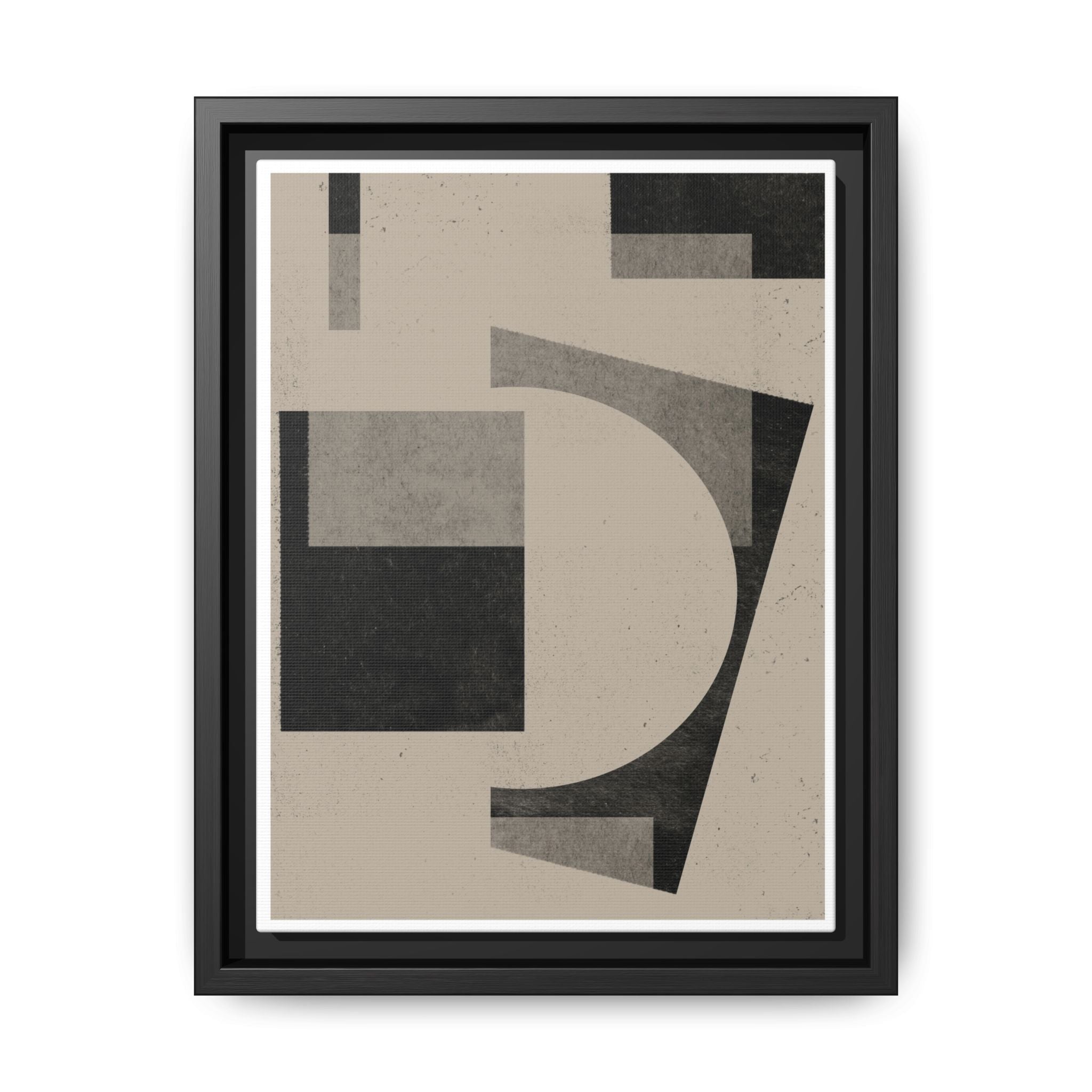 Obsidian Balance Study - Framed