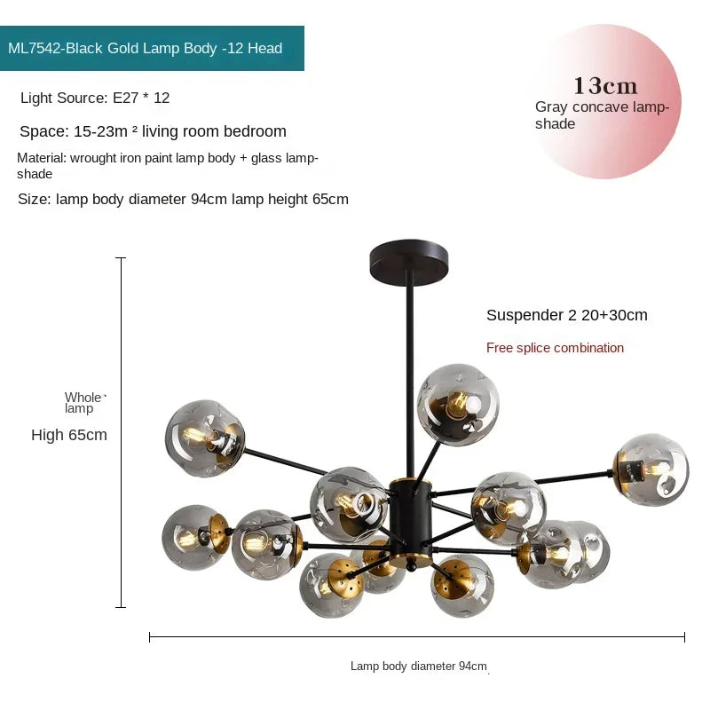 Ida Scandinavian Chandelier