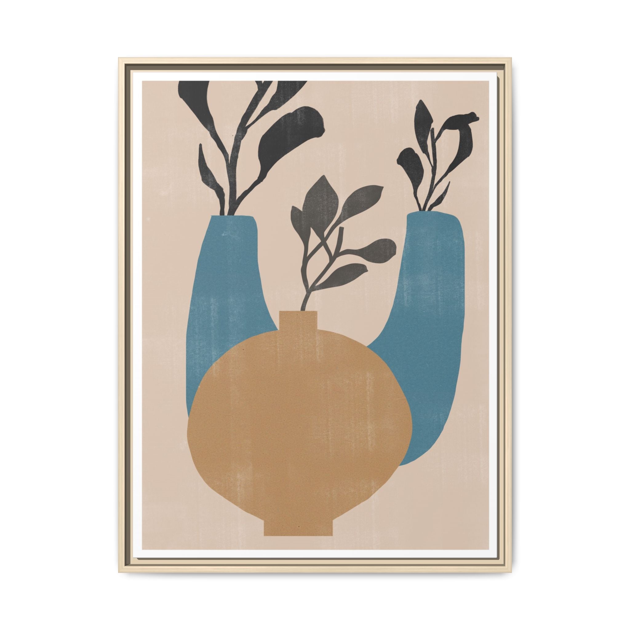 Azure Vessel Harmony - Framed