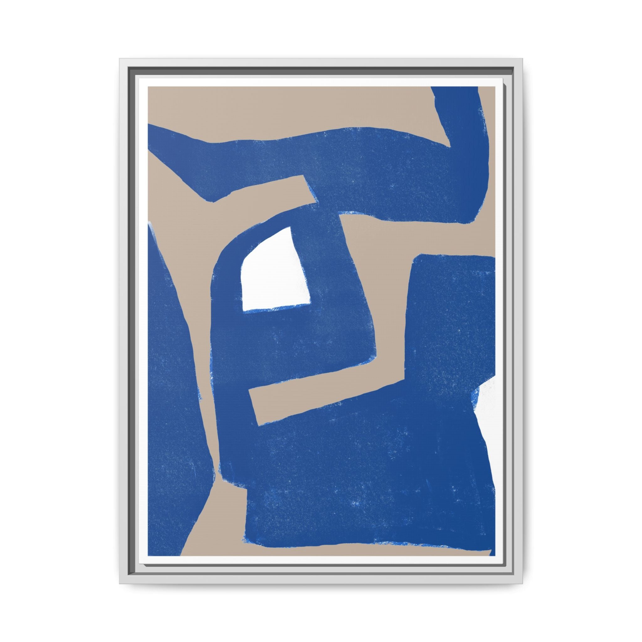 Cobalt Passage Echoes - Framed