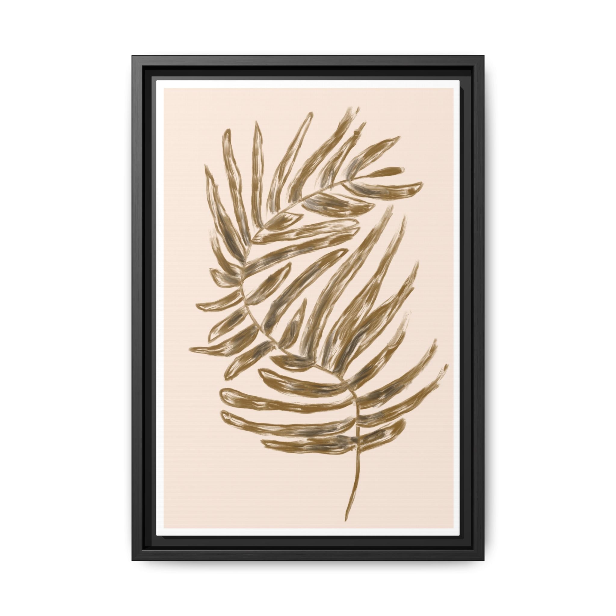 Golden Frond Reverie - Framed