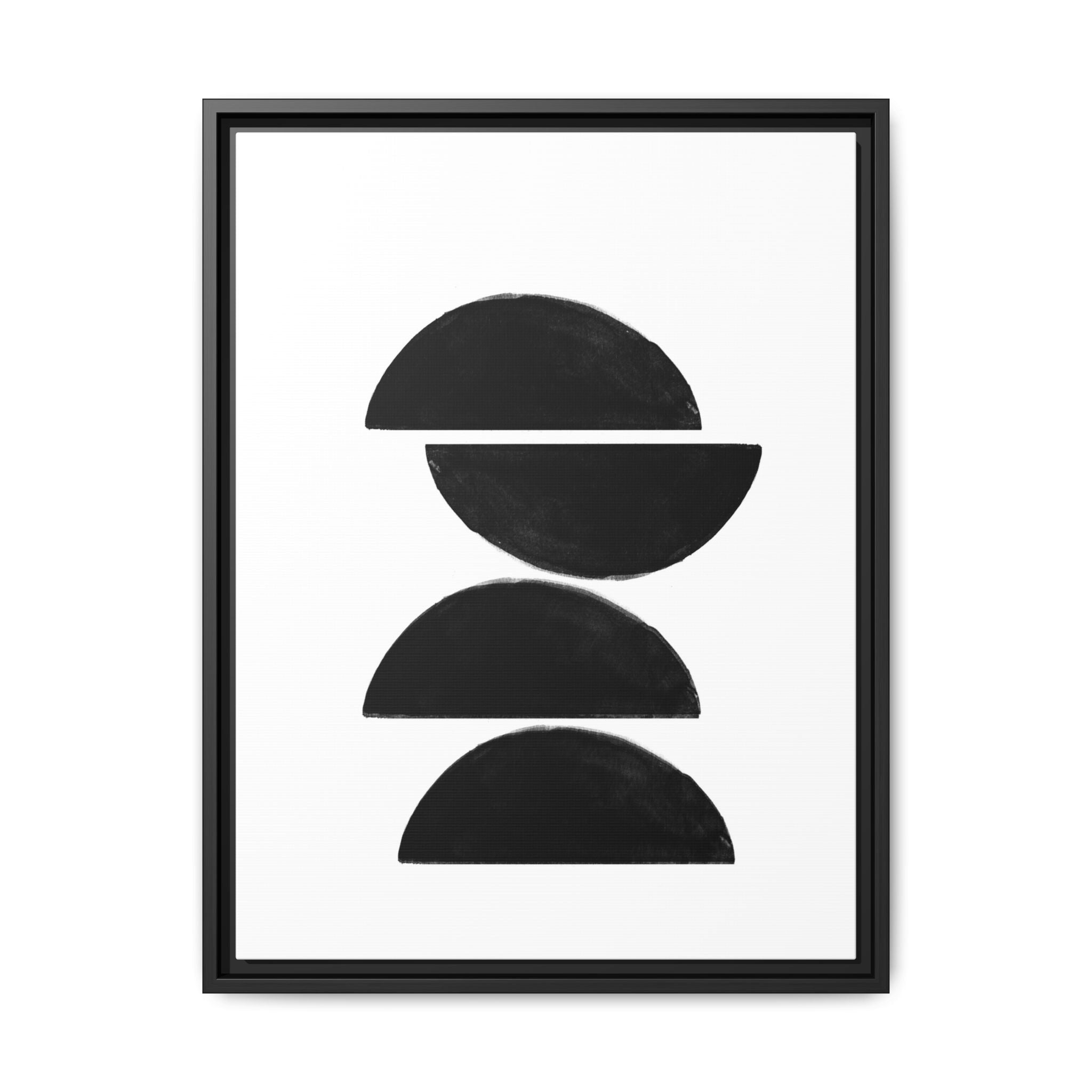 Noir Horizon Rhythm - Framed