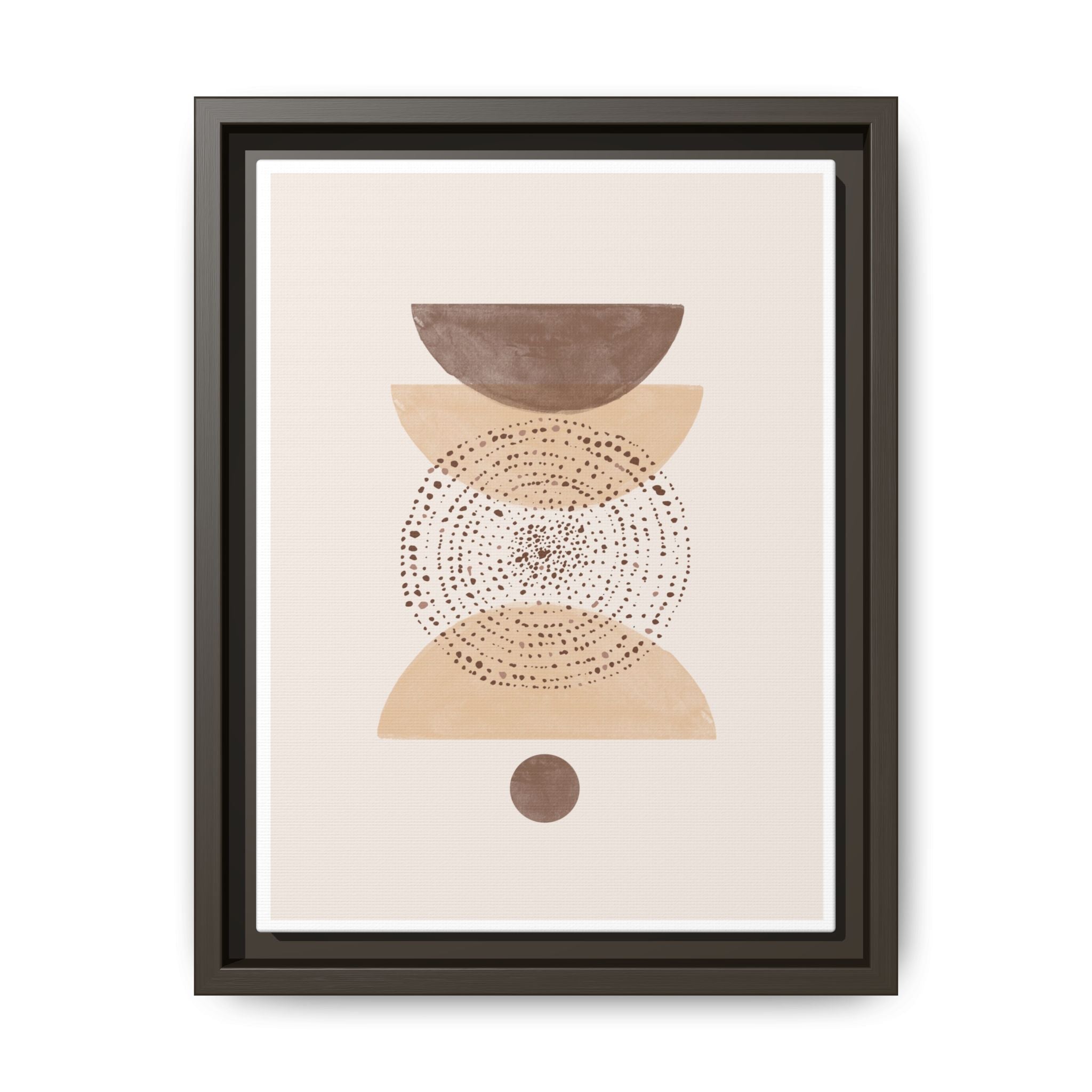 Terracotta Orbit Balance - Framed