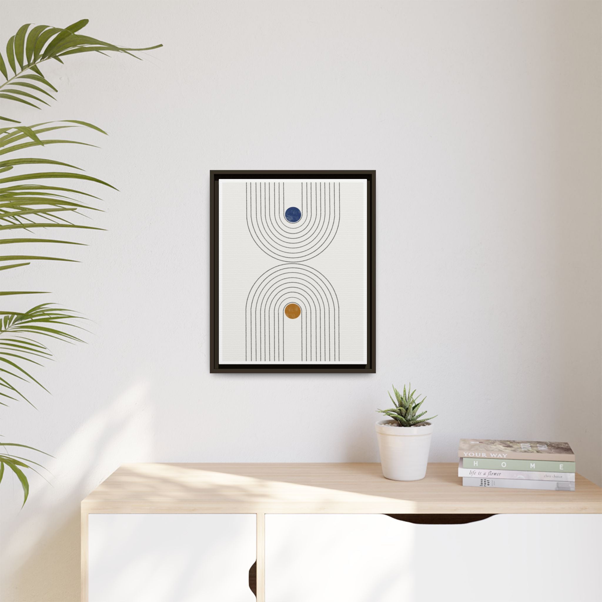 Dual Orbit Rhythm - Framed