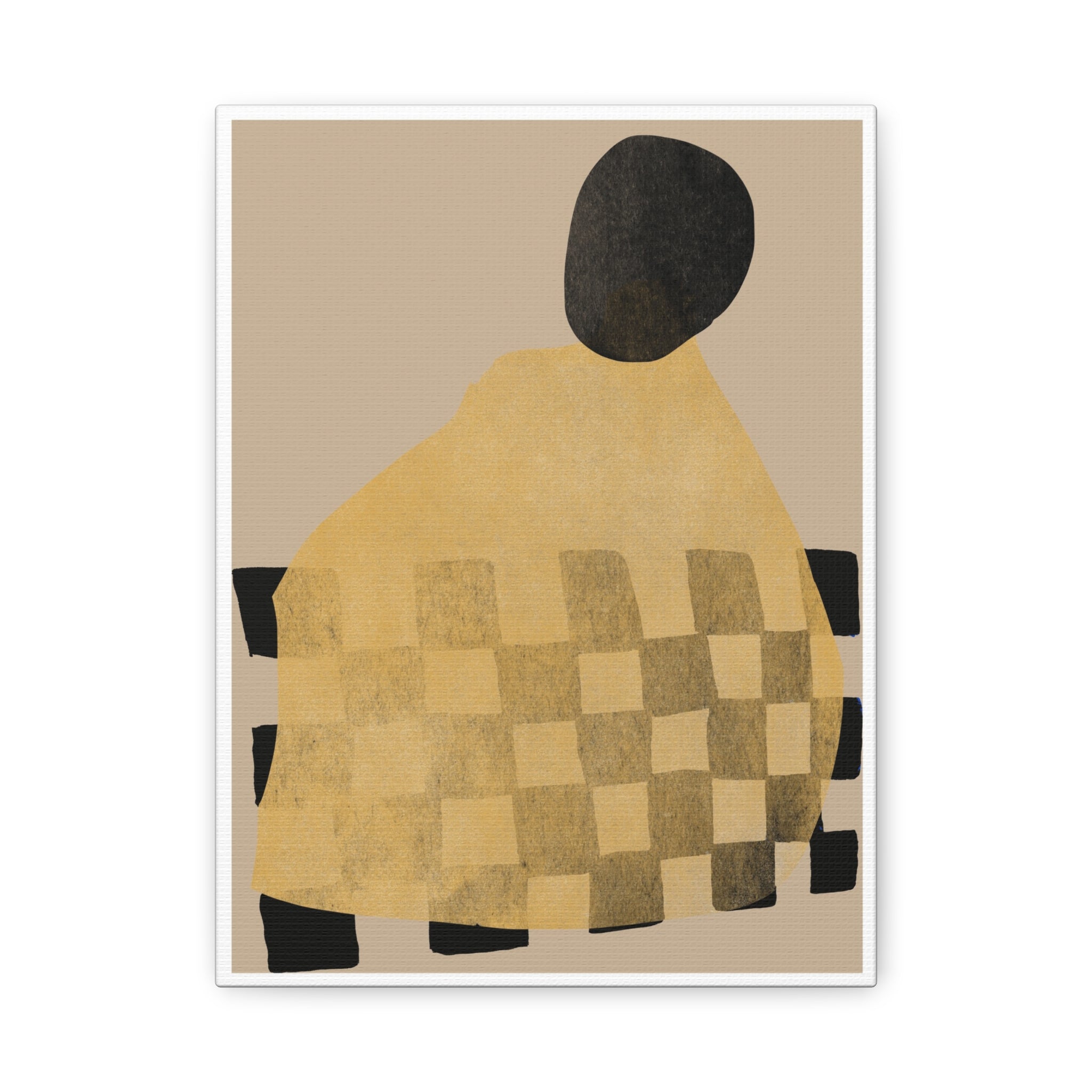 Golden Hearth Pattern Drift - Canvas