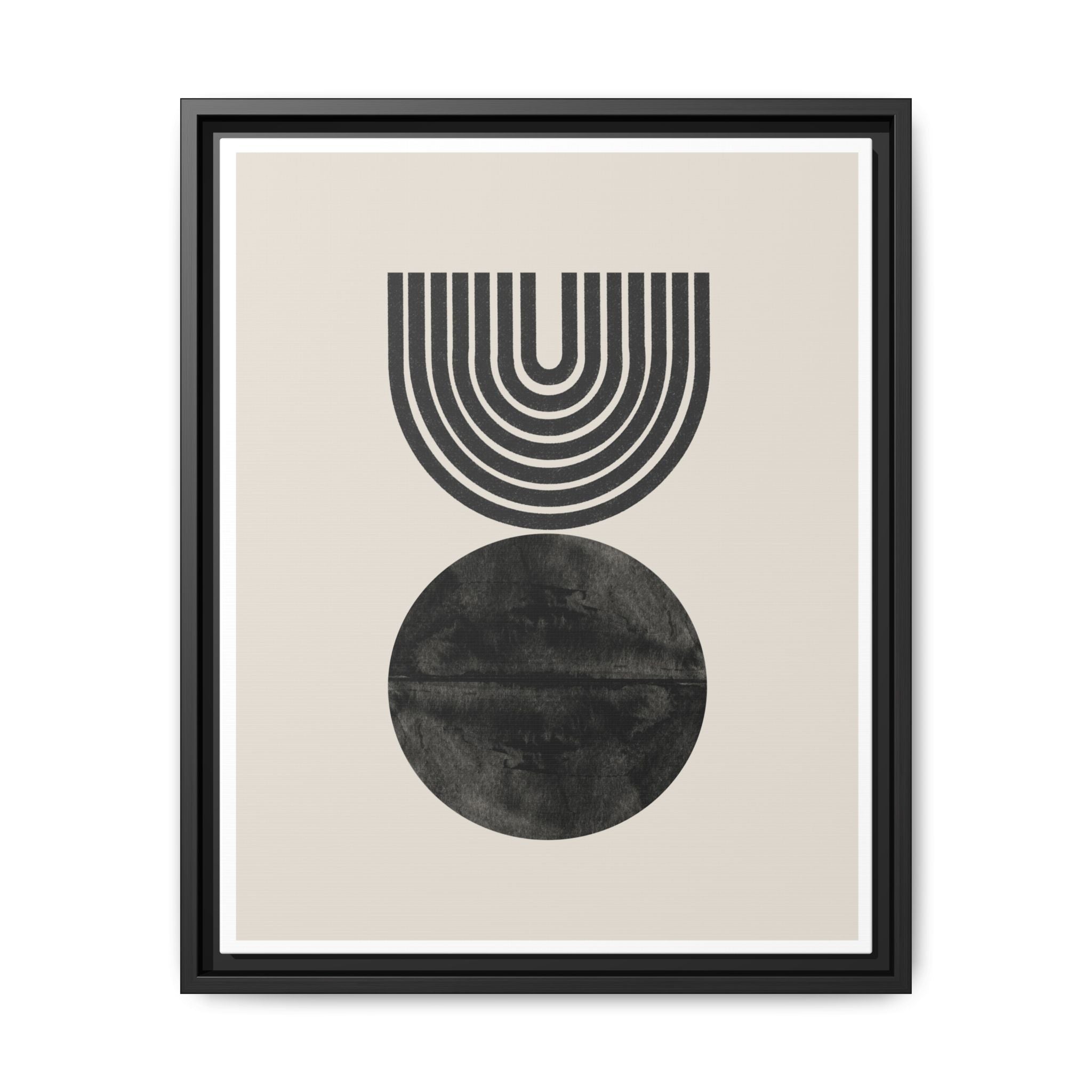 Obsidian Echo Arches - Framed