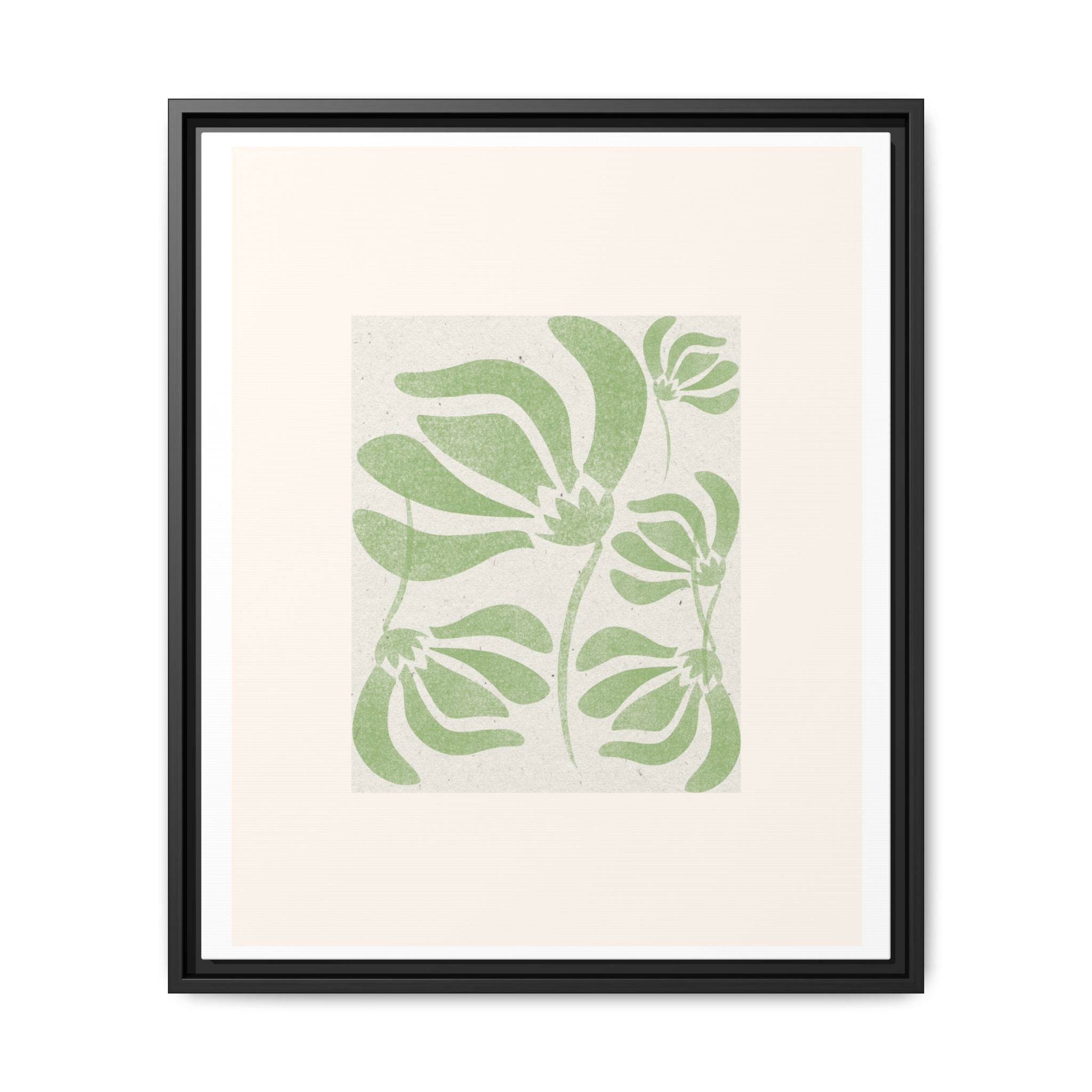 Verdant Bloom Harmony - Framed