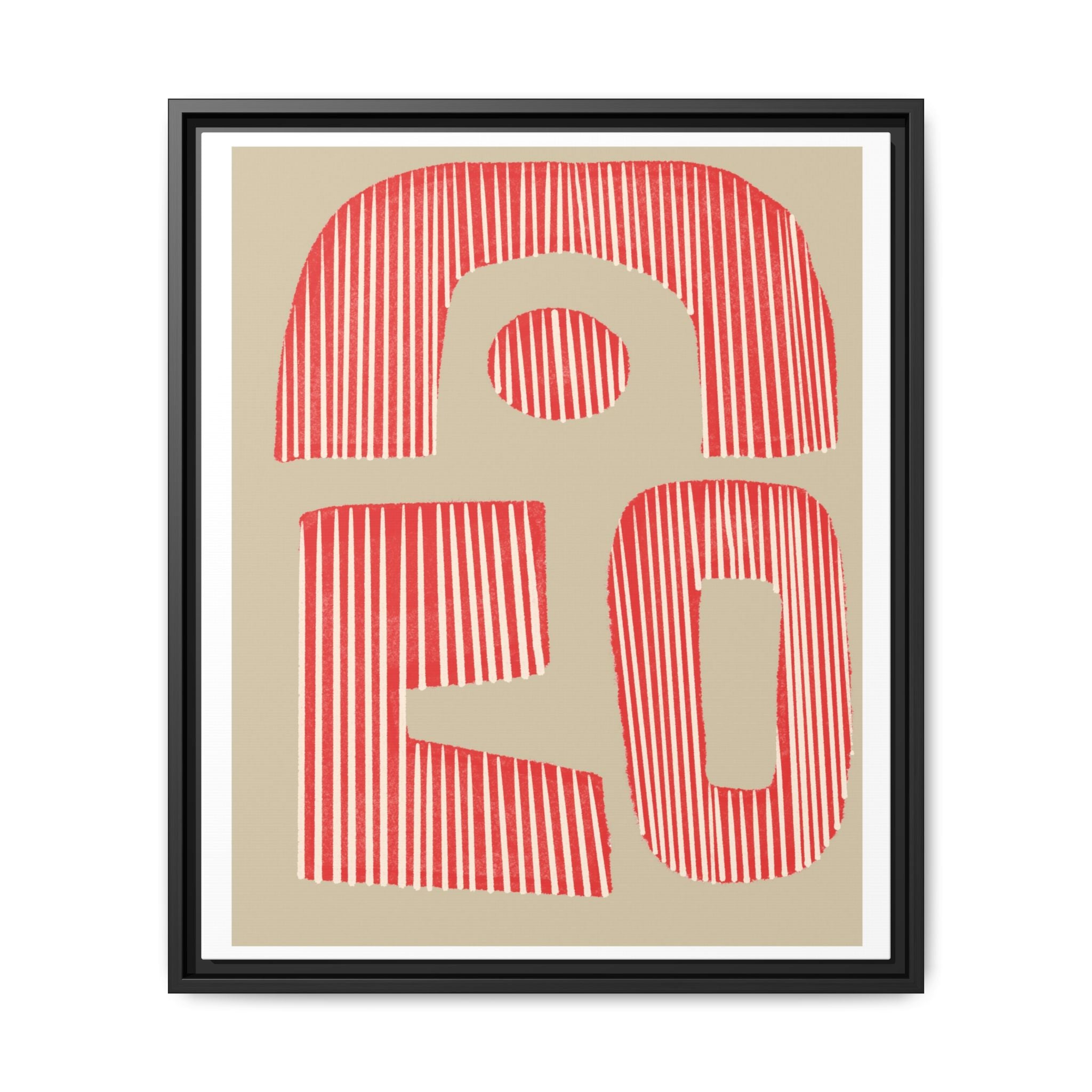 Coral Echo Forms - Framed